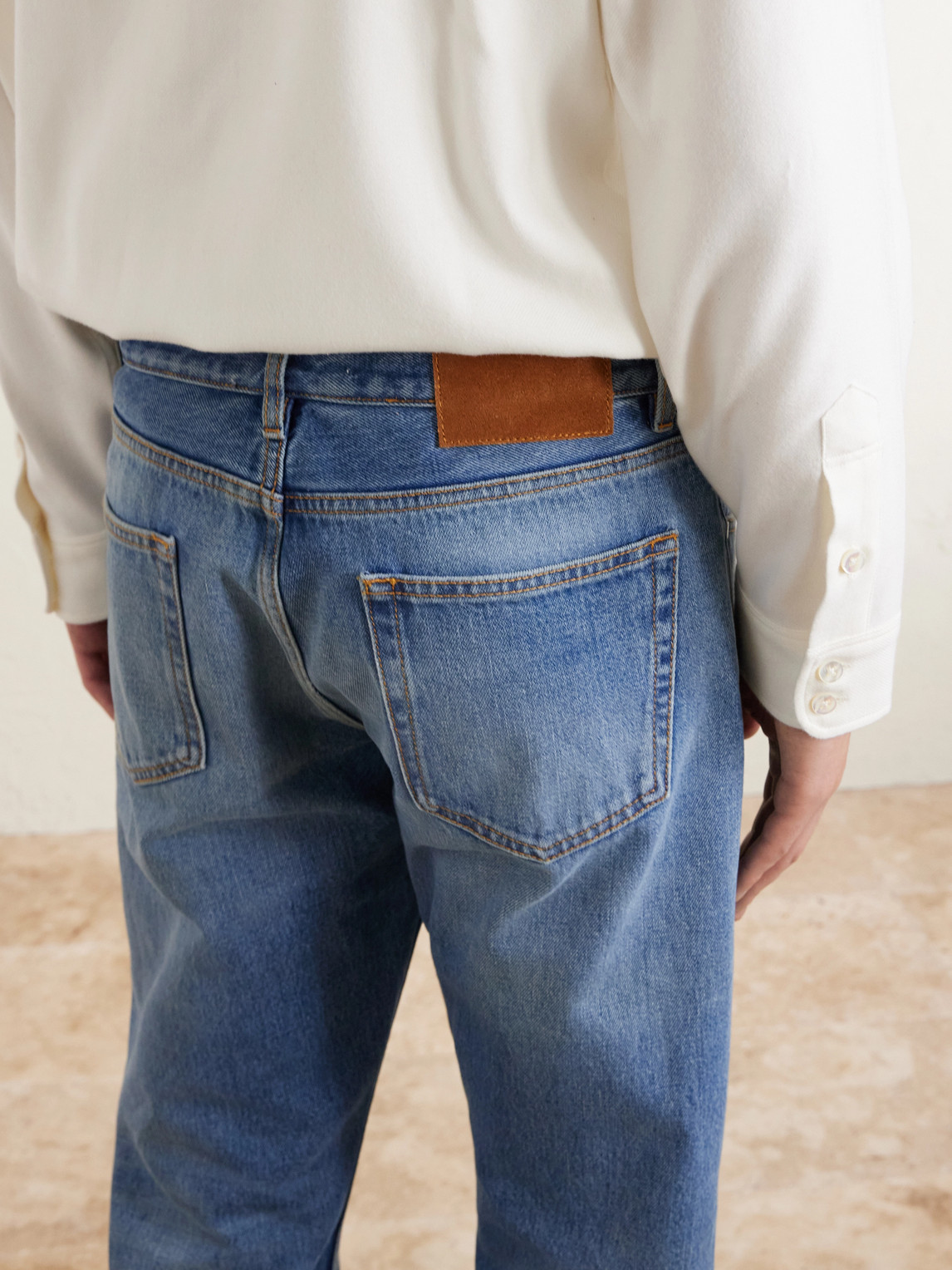 Umit Benan Kevin Straight-leg Jeans In Blue