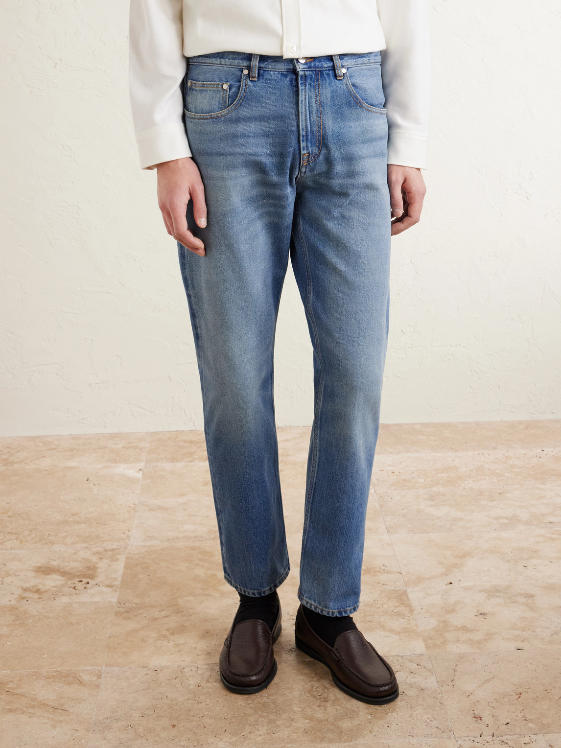Umit Benan Kevin Straight-leg Jeans In Blue