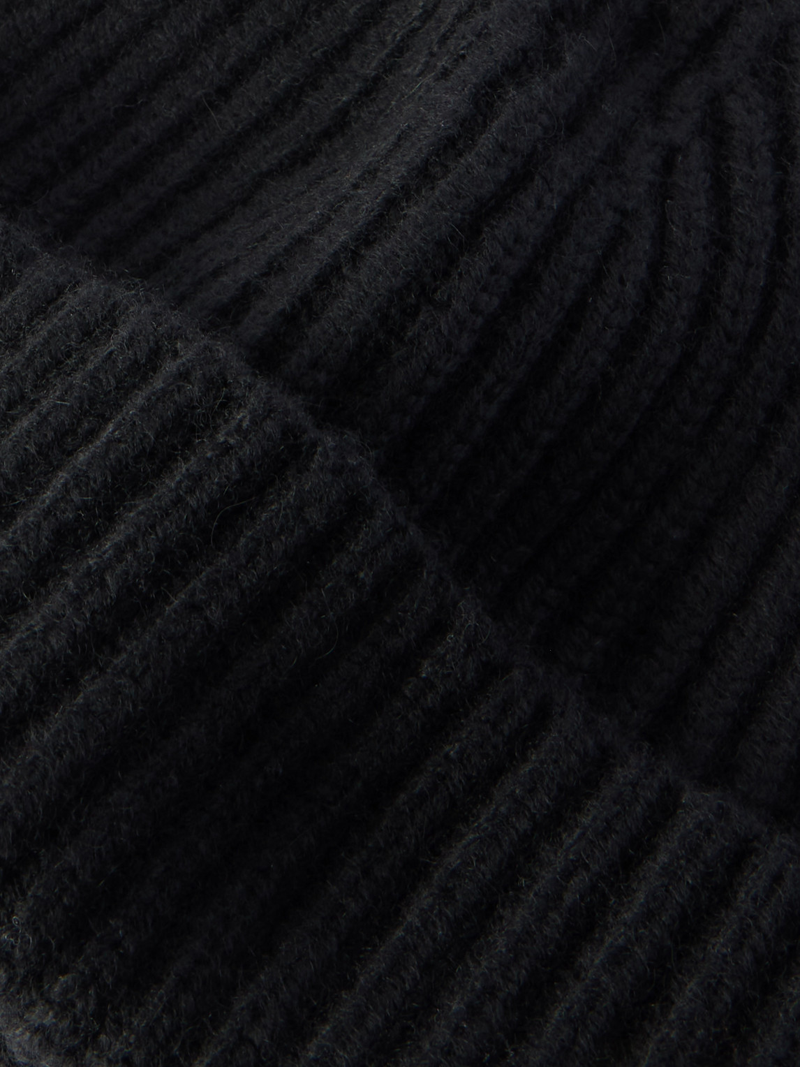 Umit Benan Murray Ribbed Cashmere Beanie In Black