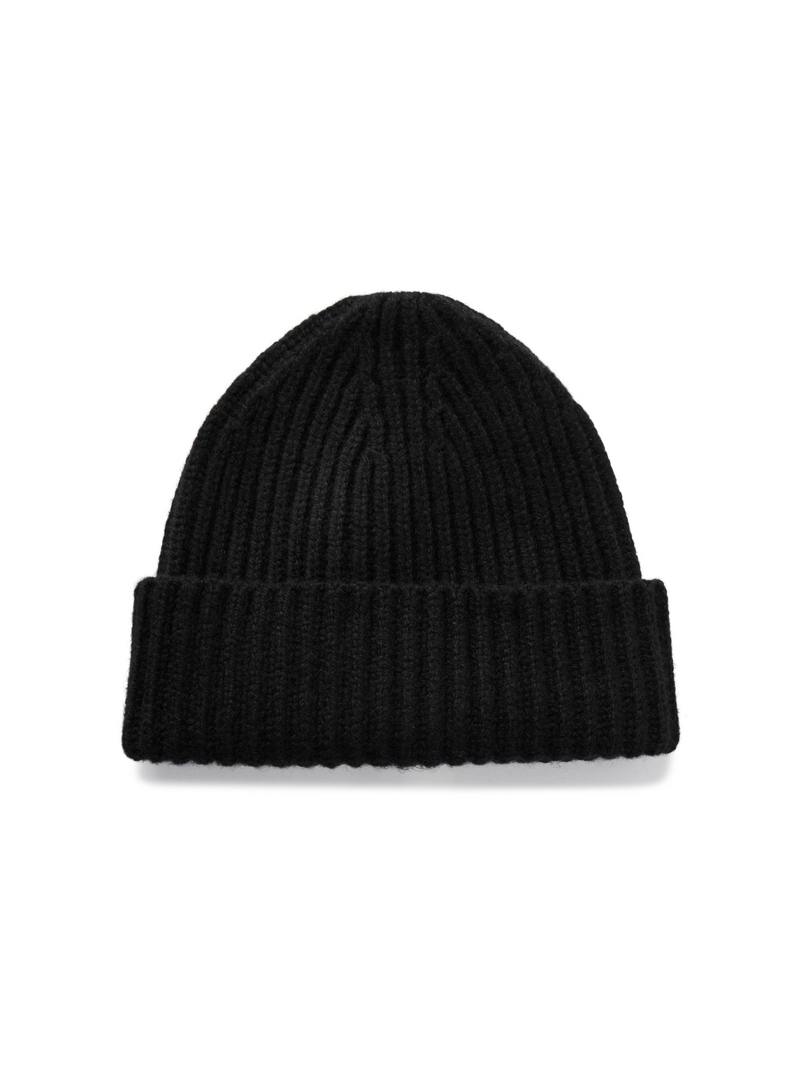 Umit Benan Murray Ribbed Cashmere Beanie In Black