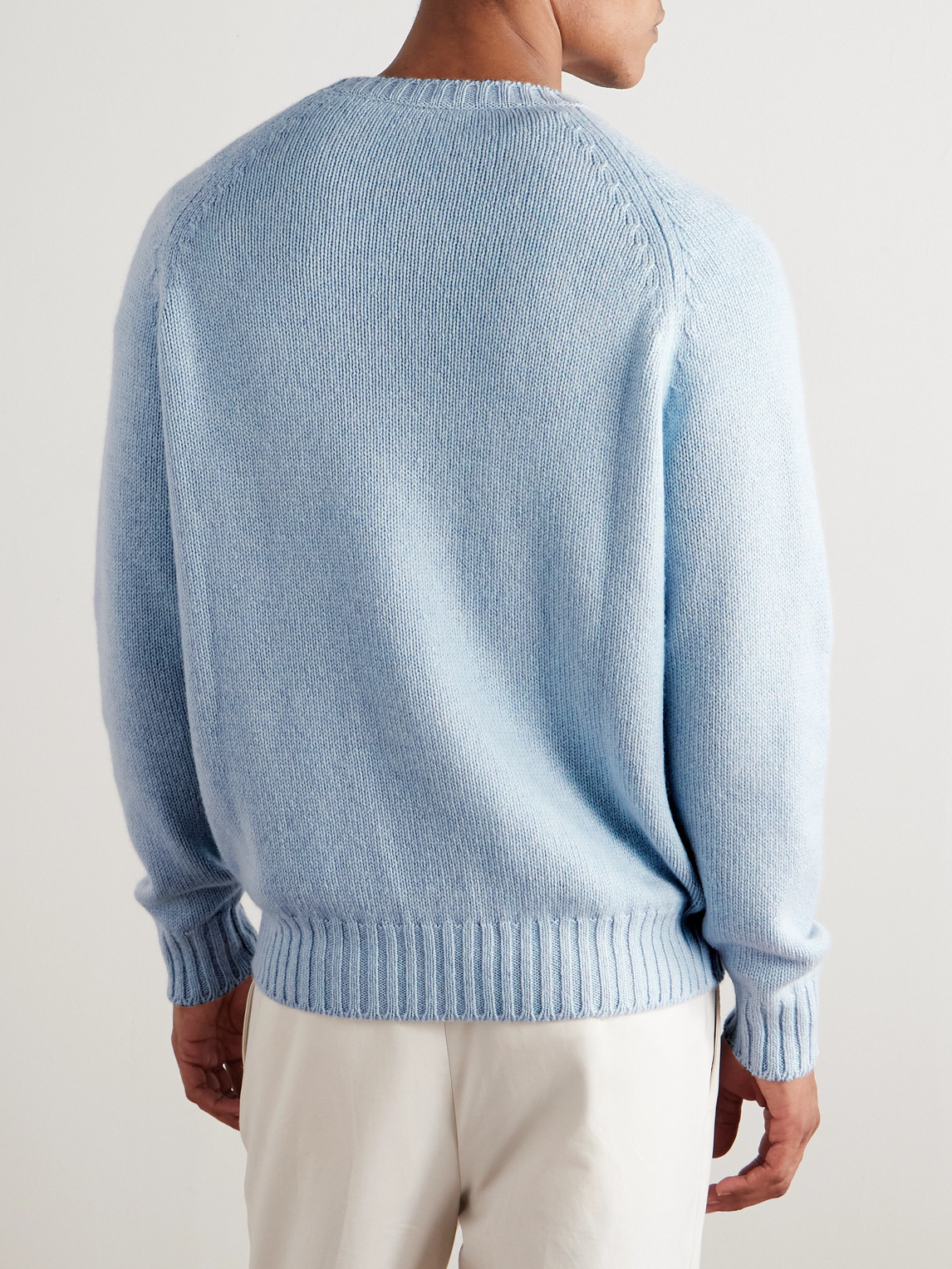 Umit Benan Milano Cashmere Sweater In Blue