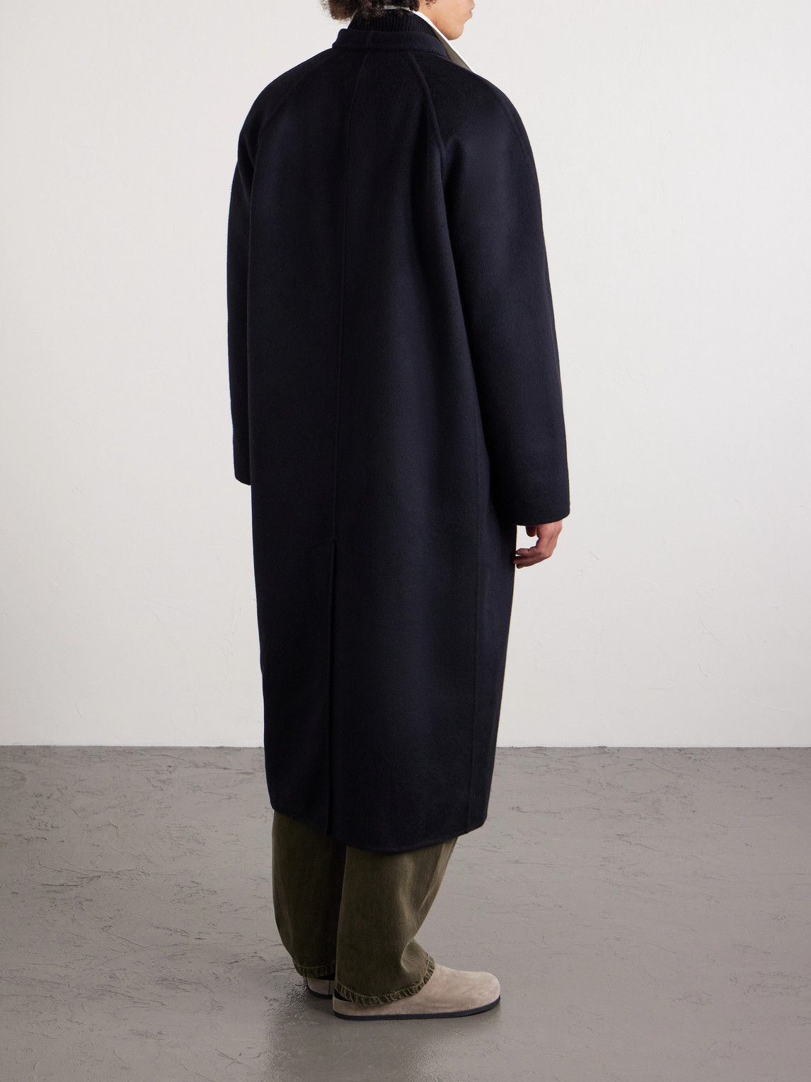 Umit Benan Caan Cashmere Coat In Black