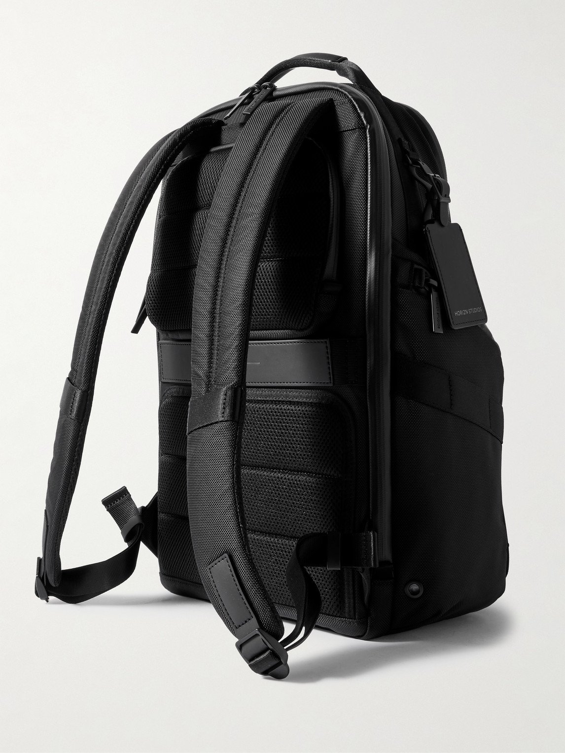  Horizn Studios - Midtown Leather-trimmed Shell Backpack - Men - Black 