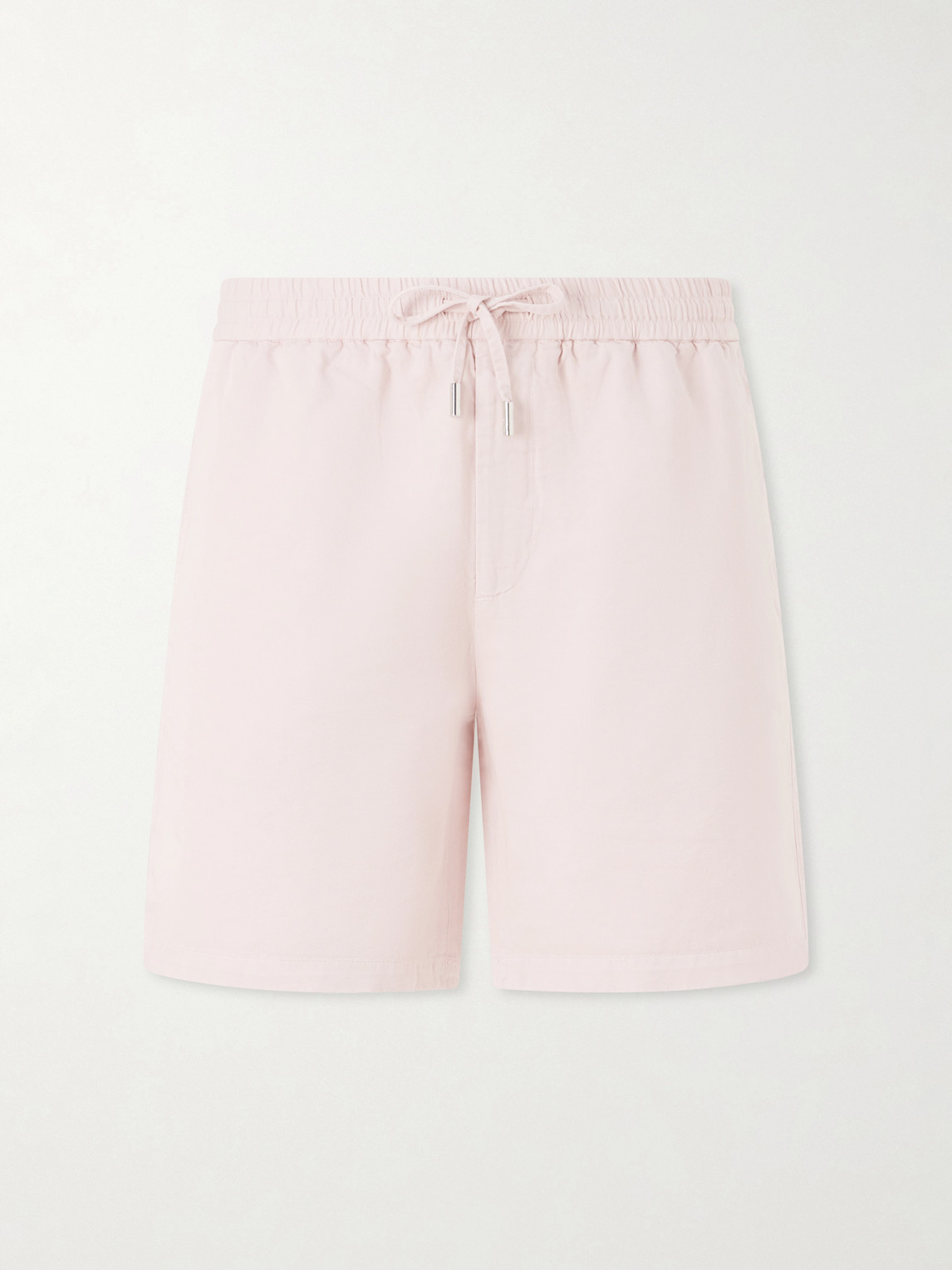 MR P. Straight-Leg Cotton and Linen-Blend Twill Drawstring Shorts - Men