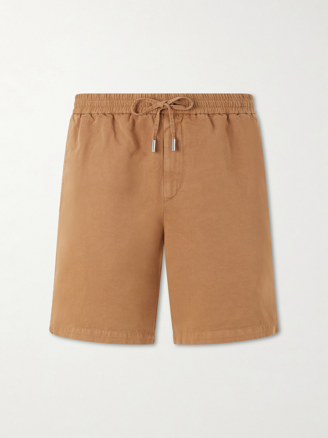 MR P. Straight-Leg Cotton and Linen-Blend Twill Drawstring Shorts - Men