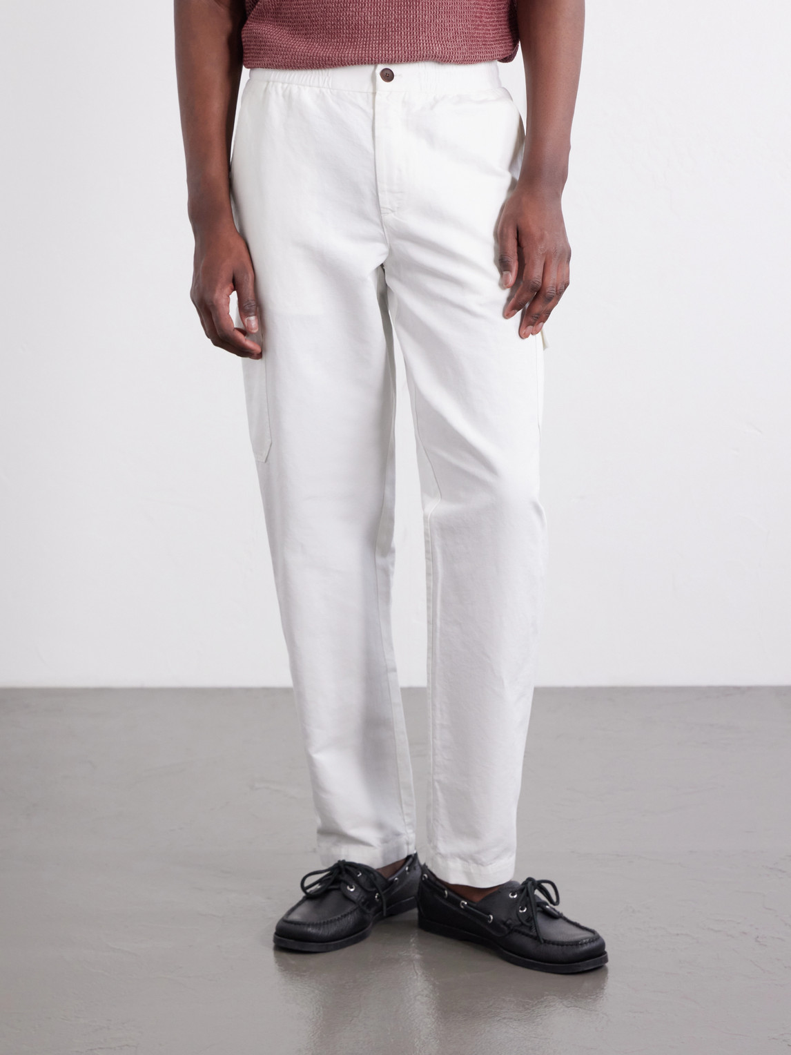 Mr P. - Tapered Cotton And Linen-Blend Trousers
