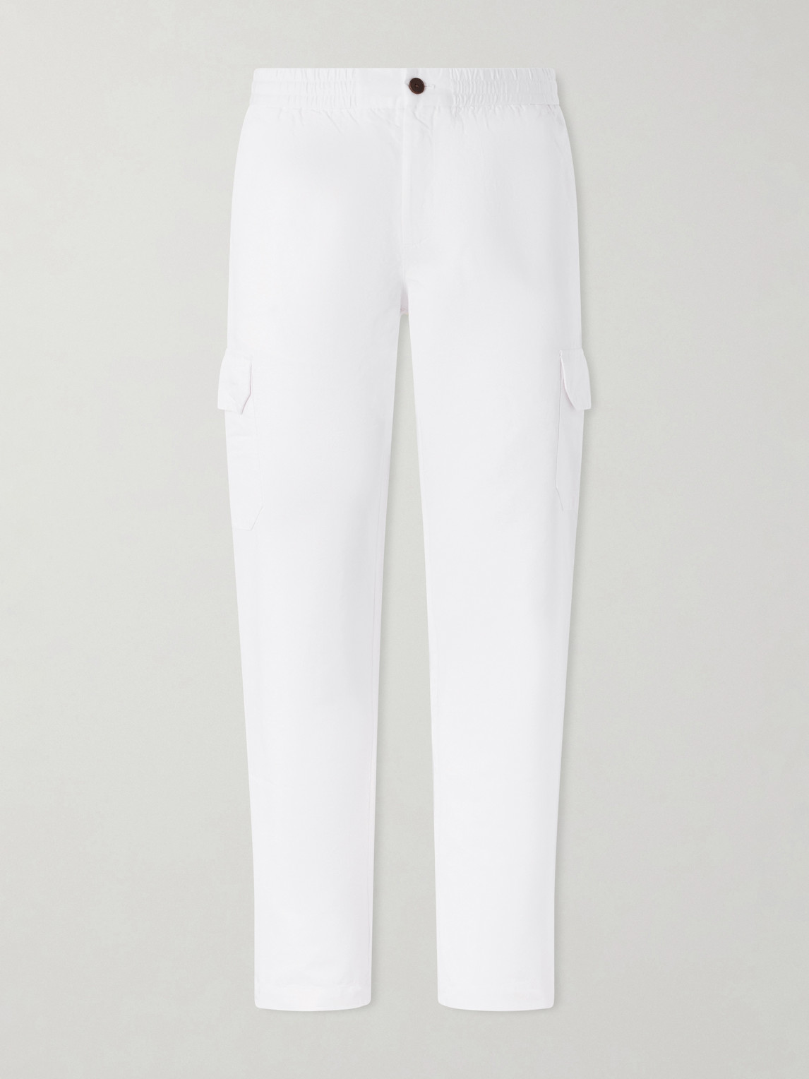 MR P. Tapered Cotton and Linen-Blend Trousers - Men