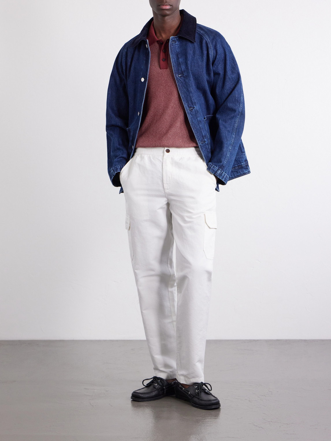Mr P. - Tapered Cotton And Linen-Blend Trousers