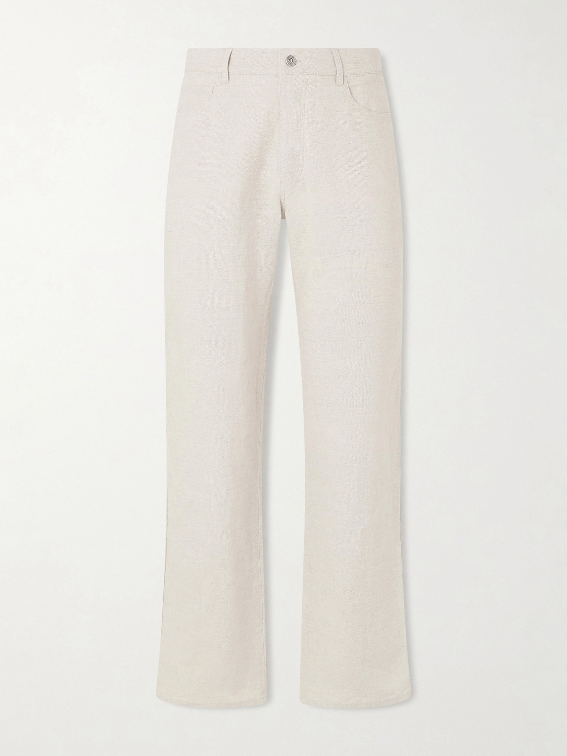 MR P. Edward Straight-Leg Linen and Cotton-Blend Trousers - Men