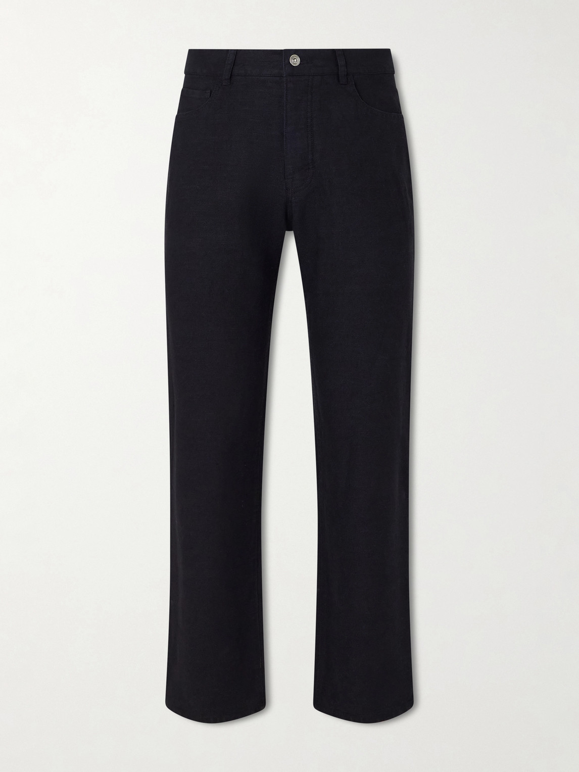 MR P. Edward Straight-Leg Linen and Cotton-Blend Trousers - Men