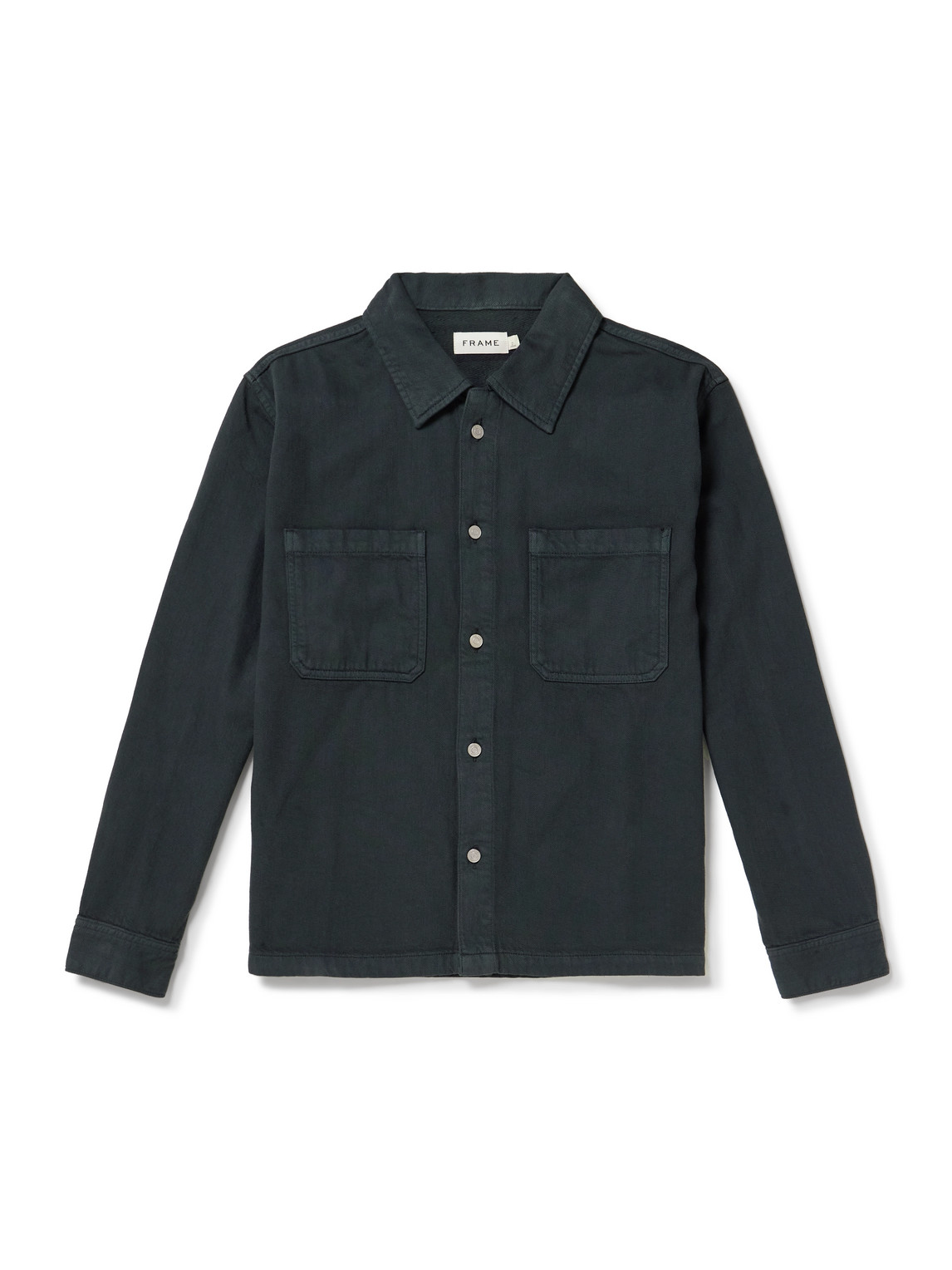 Frame Cotton Shirt In Green