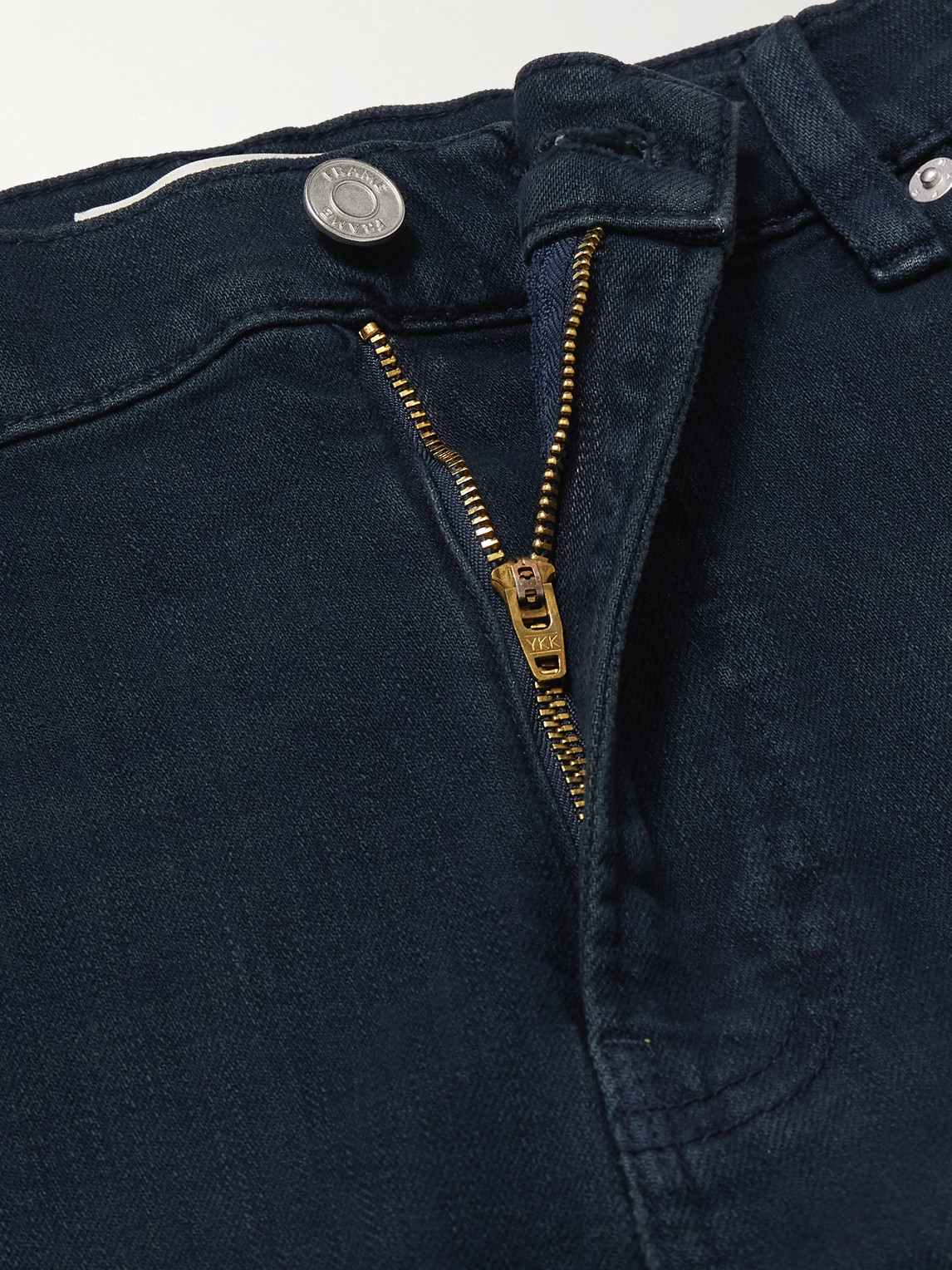 Frame Jetset Modern Straight Denim Jeans In Blue