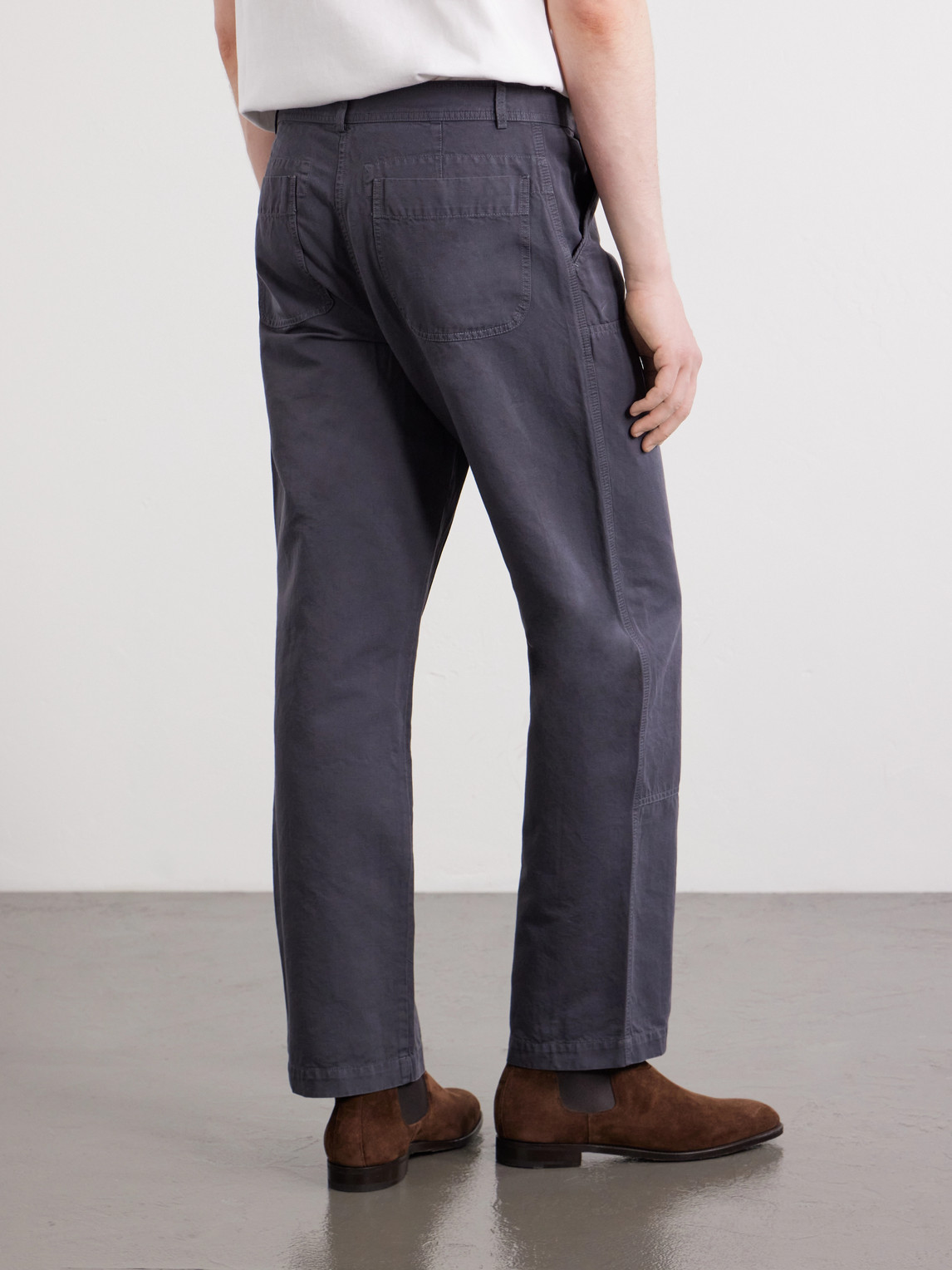 Mr P. - Straight-Leg Cotton And Linen-Blend Trousers