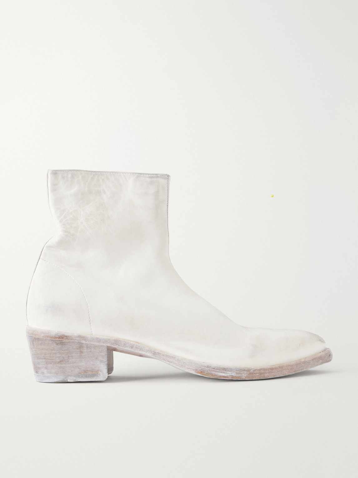 424 Leather Boots In White