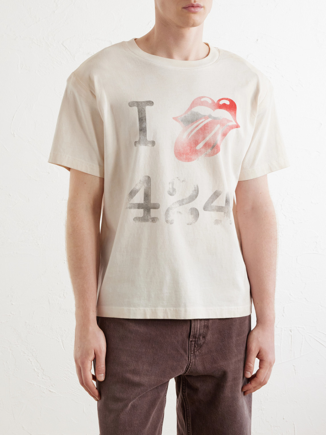 I Love 424 Printed Cotton-Jersey T-Shirt