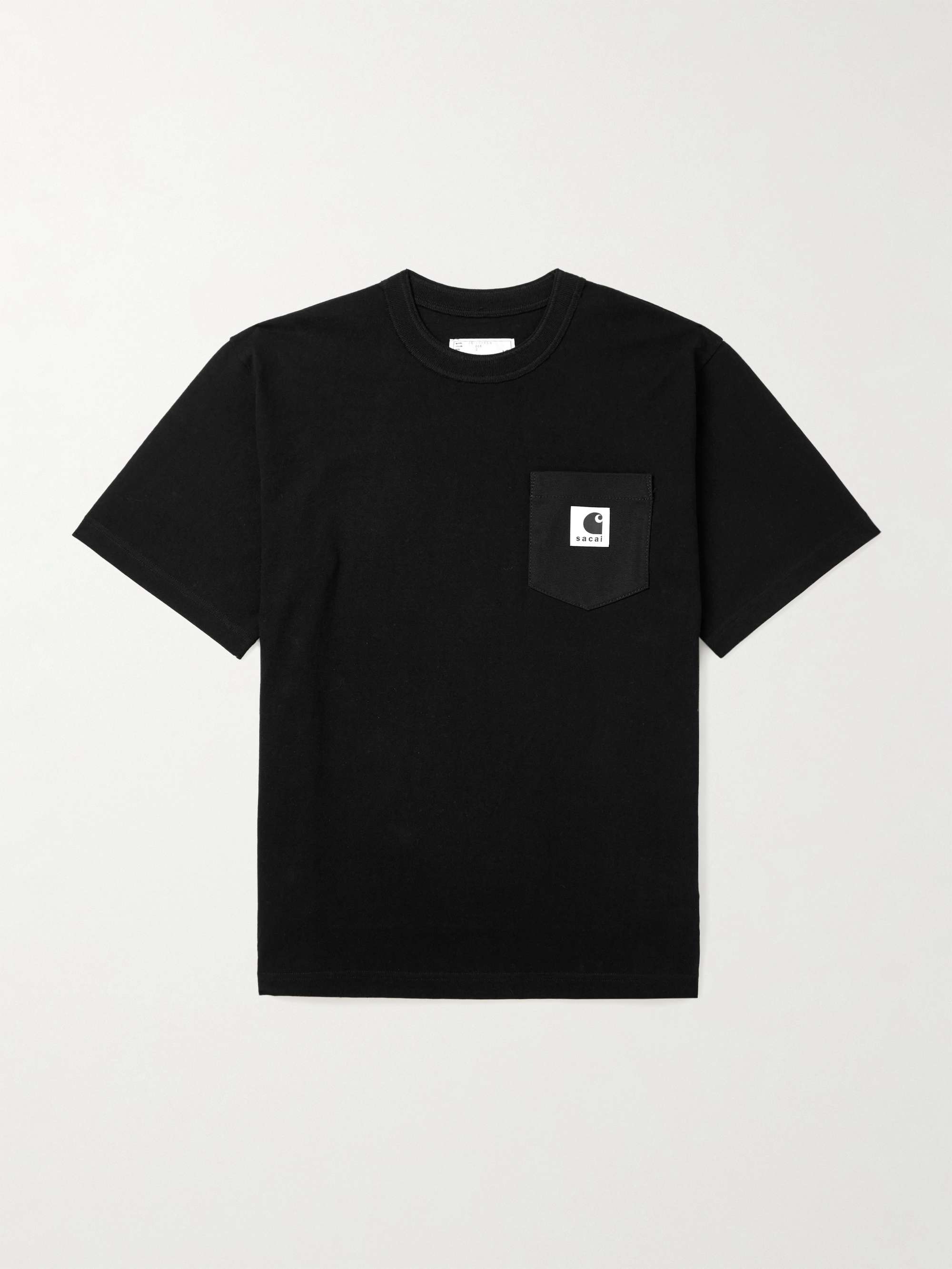 トップス Sacai Carhartt WIP L/S T-Shirt BLACK 4 サカイ - sacai | Carhartt WIP L/S T-Shirt-Black-2の通販