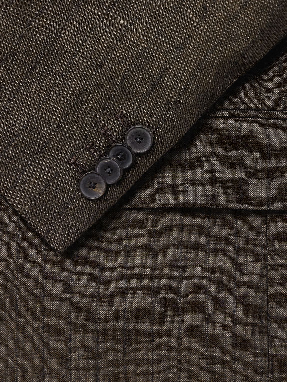 Mr P. - Striped Linen Suit Jacket
