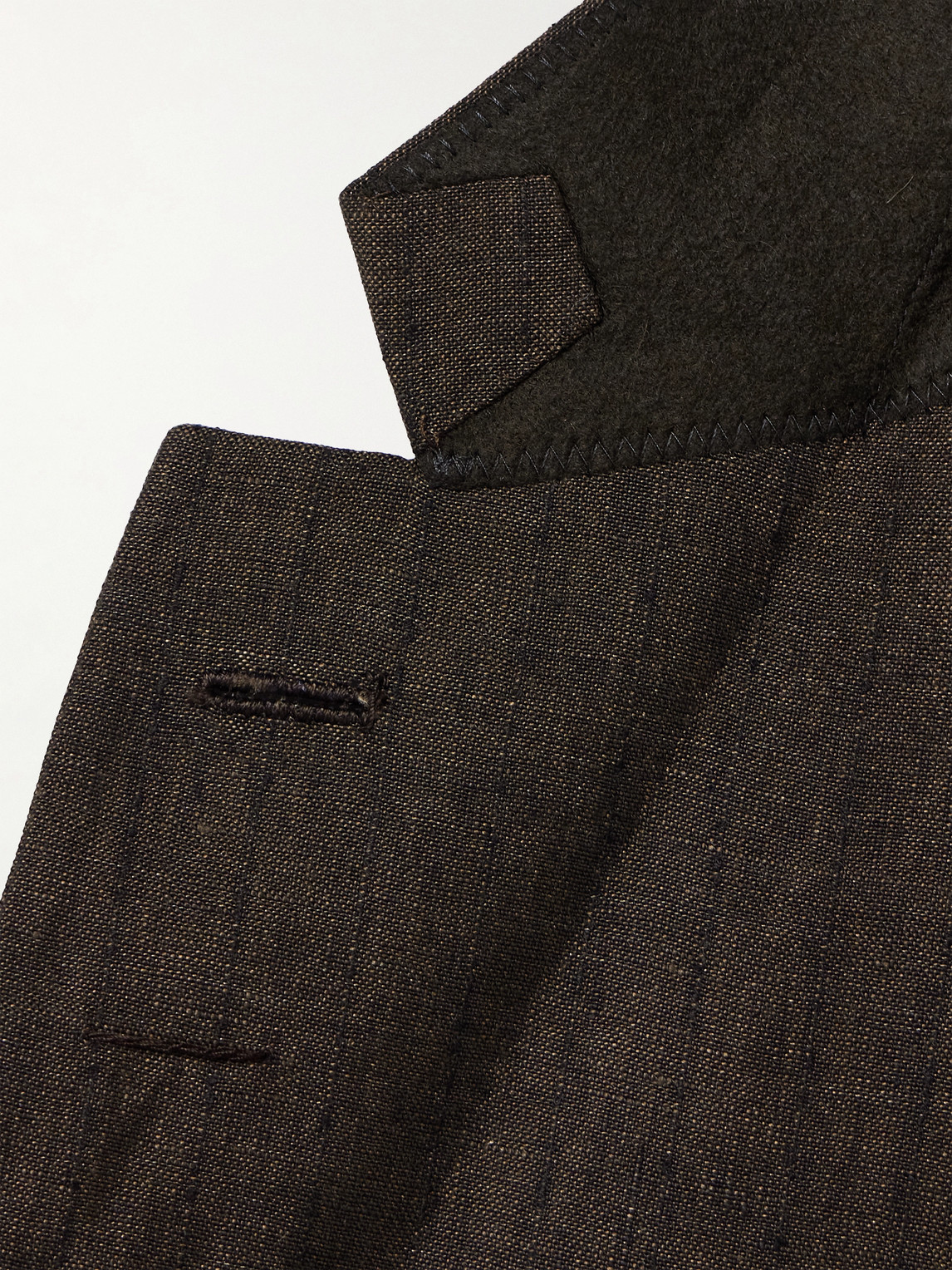 Mr P. - Striped Linen Suit Jacket
