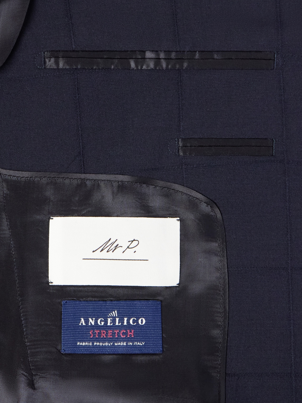 Mr P. - Checked Wool-Blend Suit Jacket
