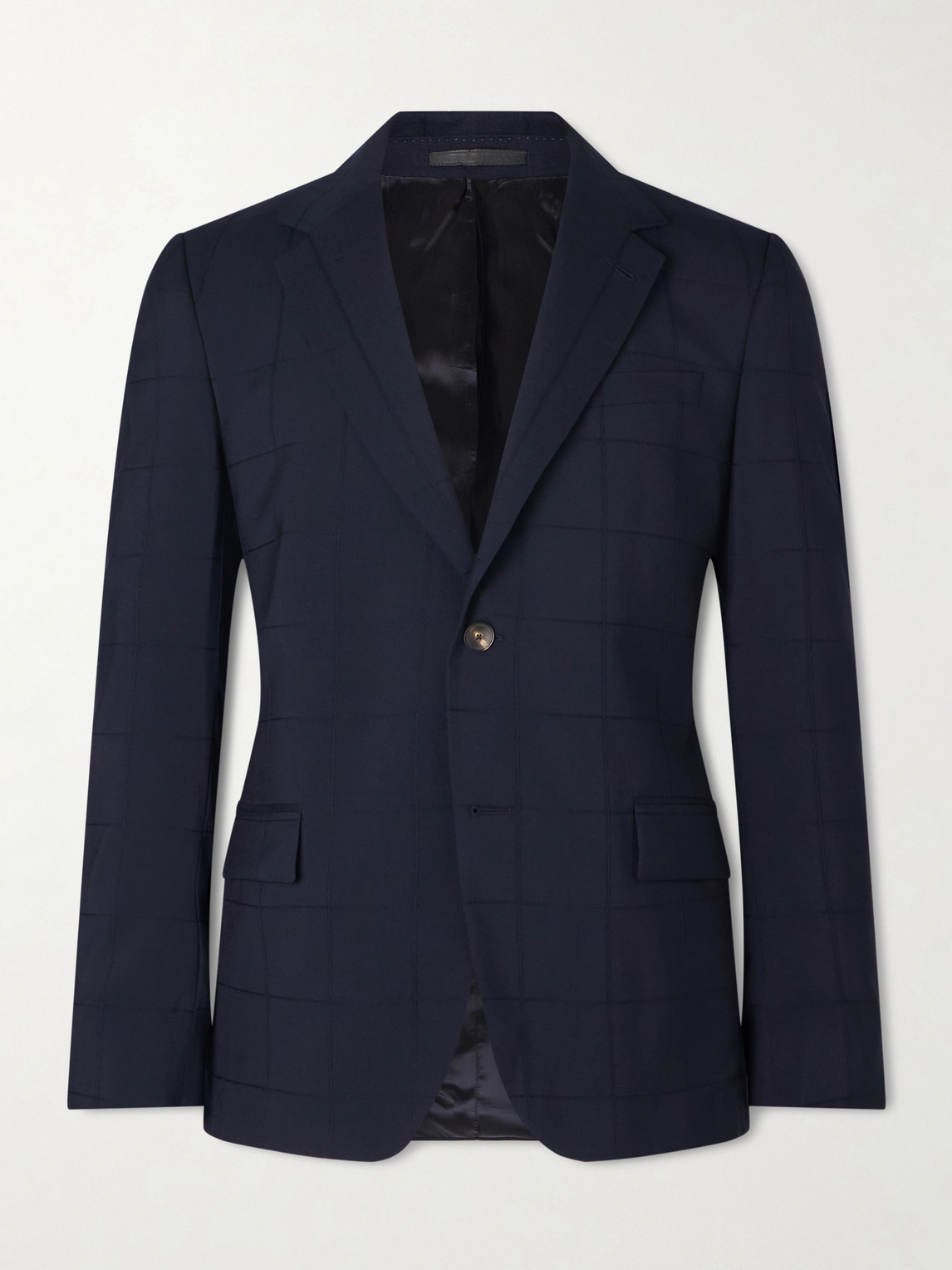 MR P. Checked Wool-Blend Suit Jacket - Men