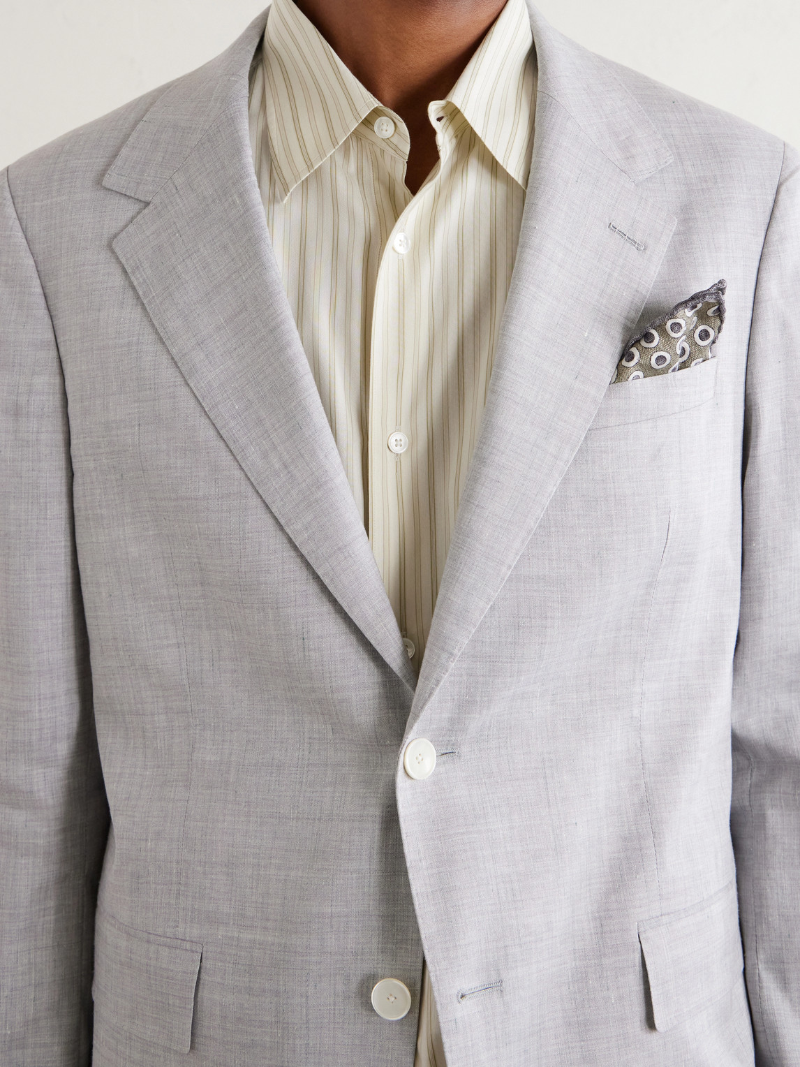 Mr P. - Wool And Linen-Blend Suit Jacket