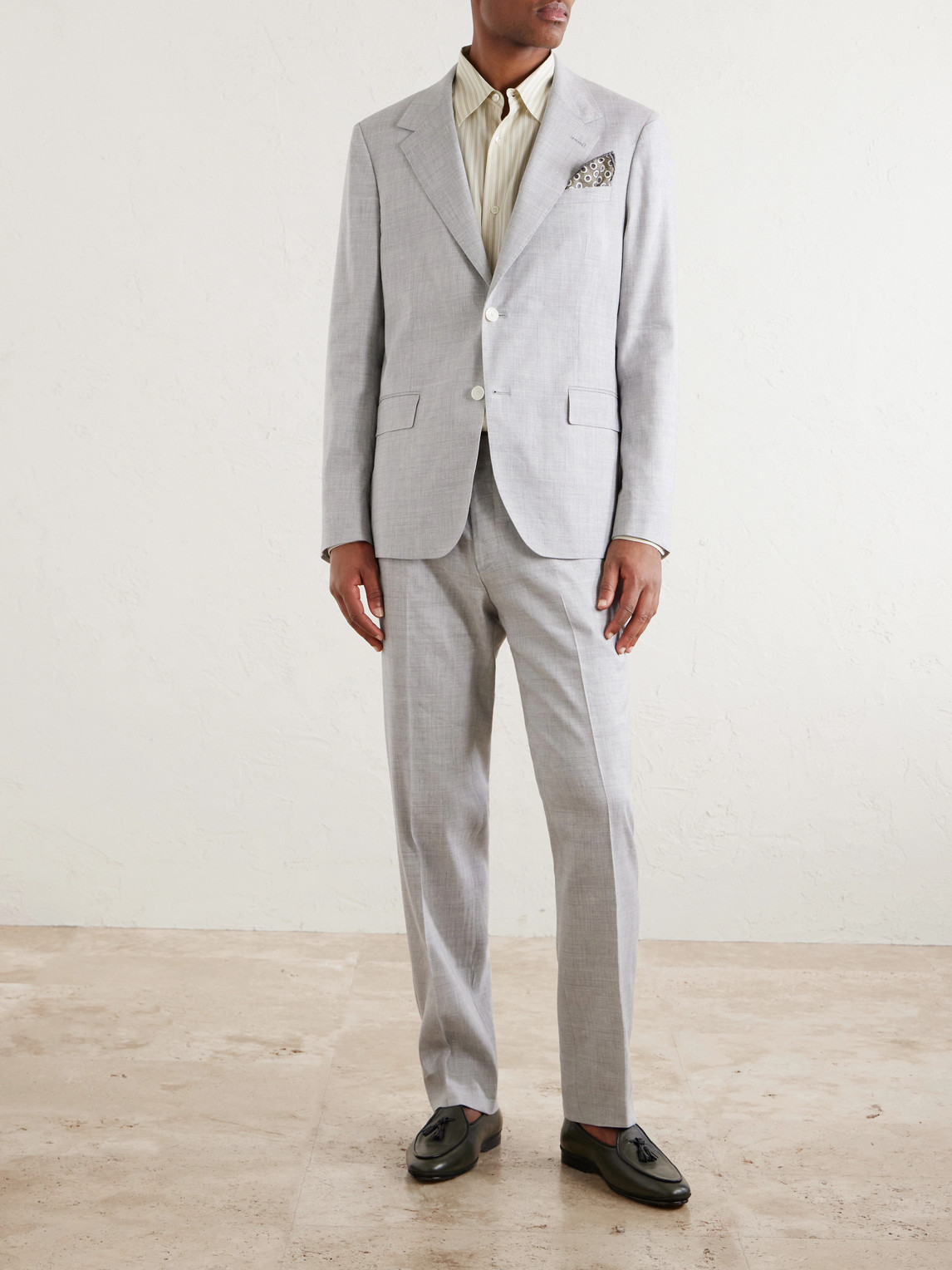 Mr P. - Wool And Linen-Blend Suit Jacket