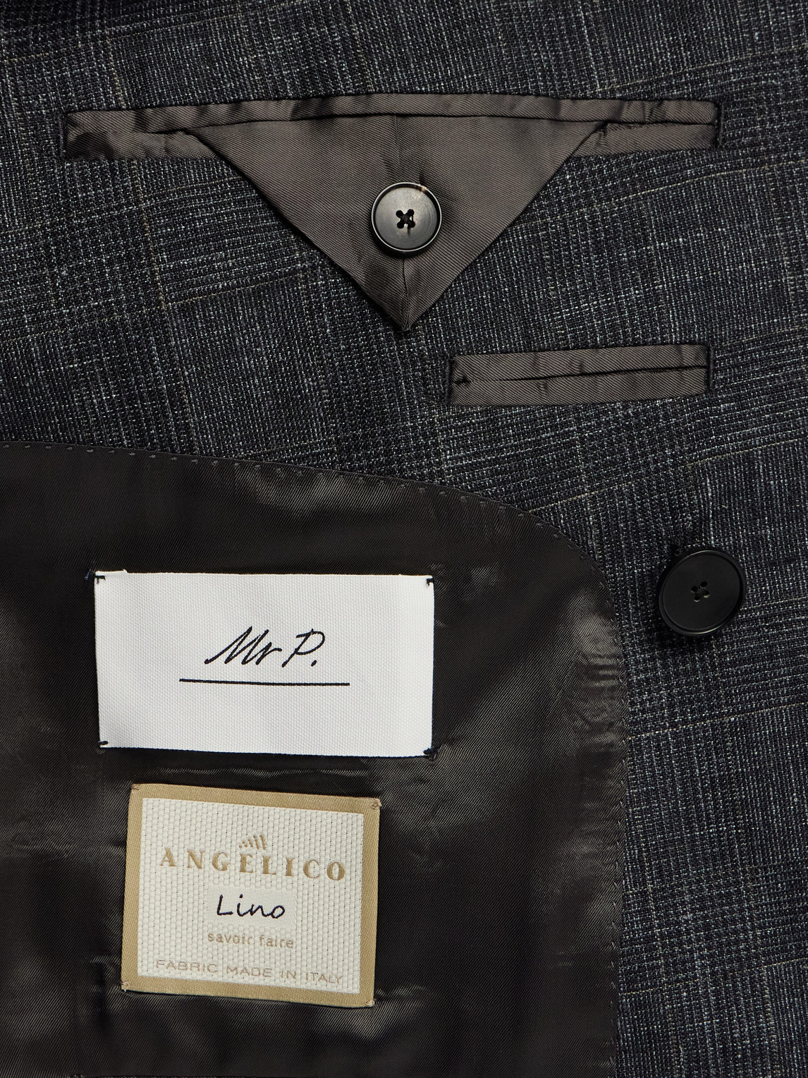 Mr P. - Delave Linen Check Jacket