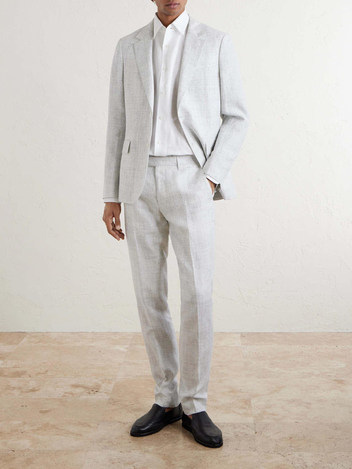 Mr P. - Delave Linen Check Suit Jacket