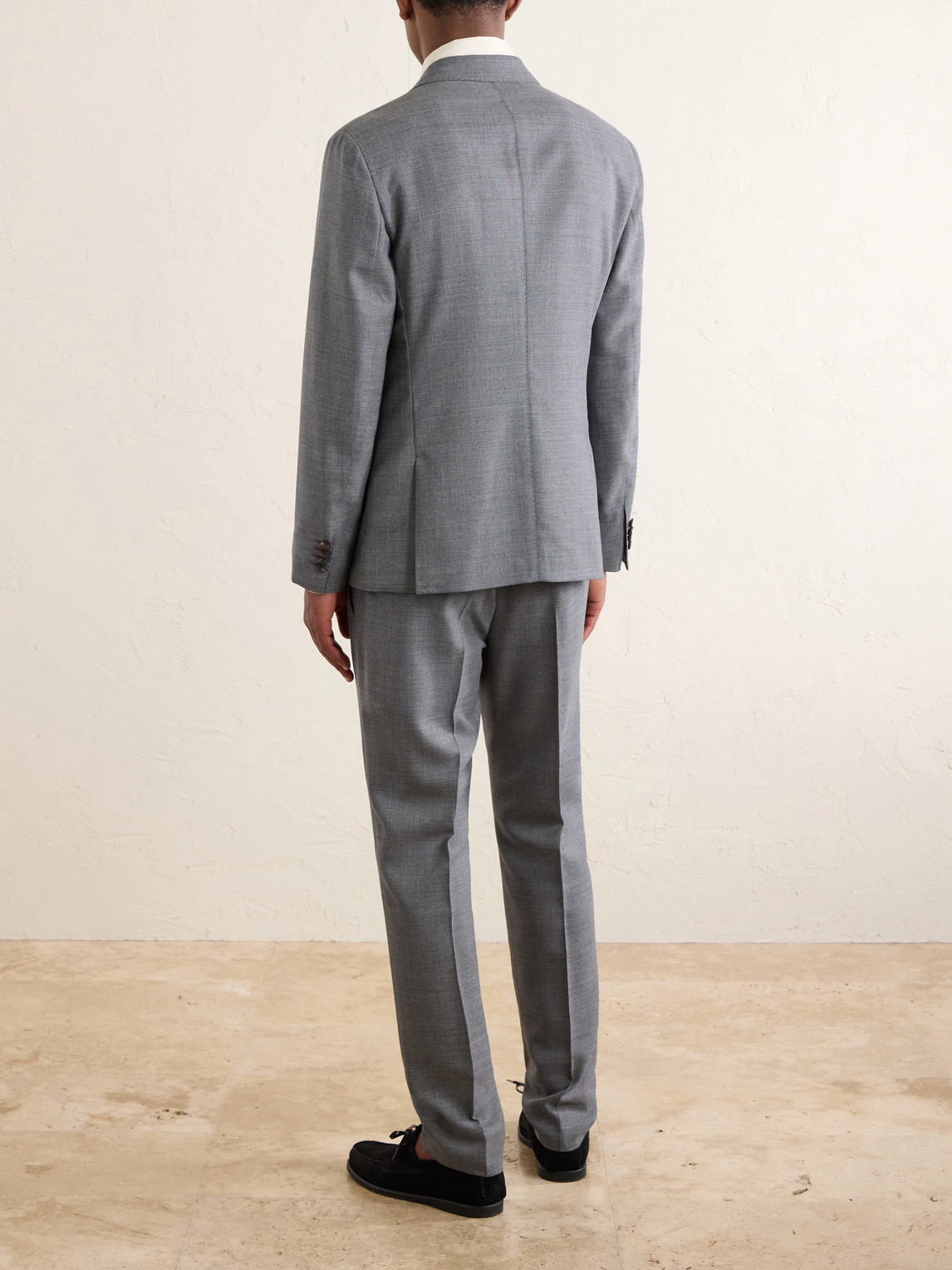  Mr P. - Wool-hopsack Suit Jacket - Men - Gray - 36 