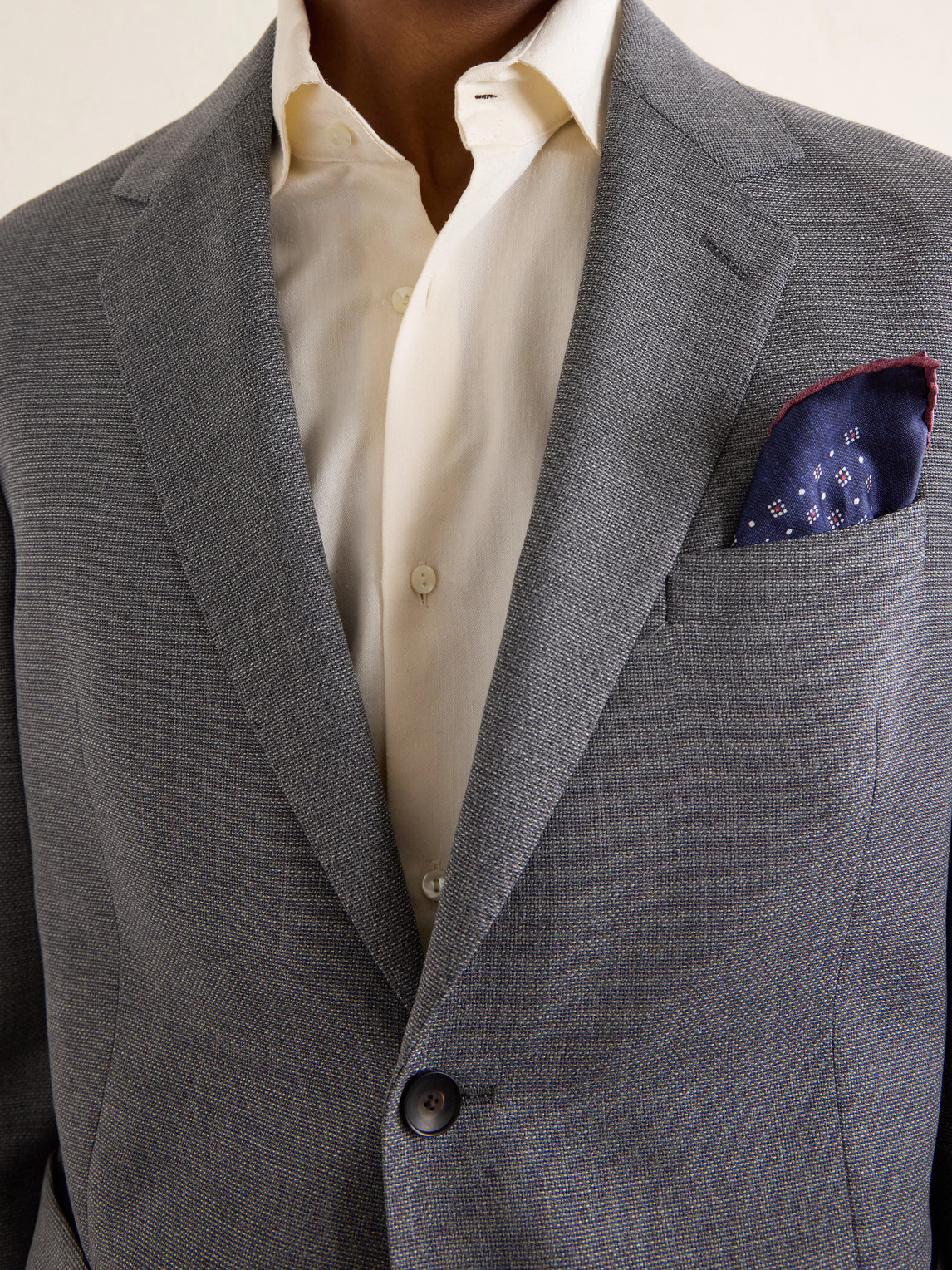 Mr P. - Wool-Hopsack Suit Jacket