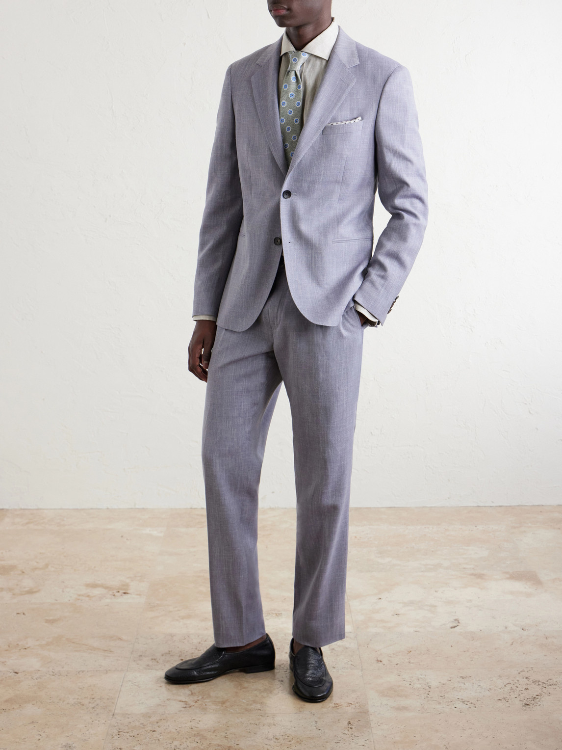 Mr P. - Wool, Silk And Linen-Blend Suit Jacket