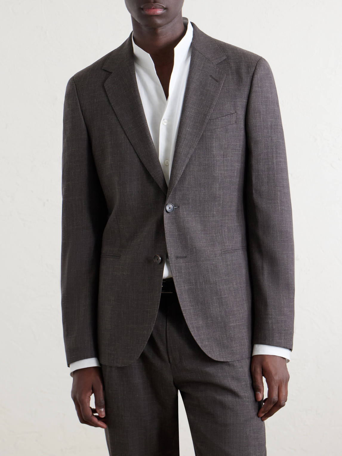 Mr P. - Wool, Silk And Linen-Blend Suit Jacket