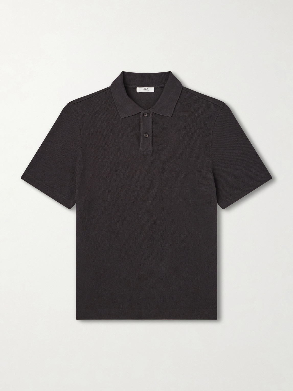 MR P. Organic Cotton and Linen-Blend Piqué Polo Shirt - Men