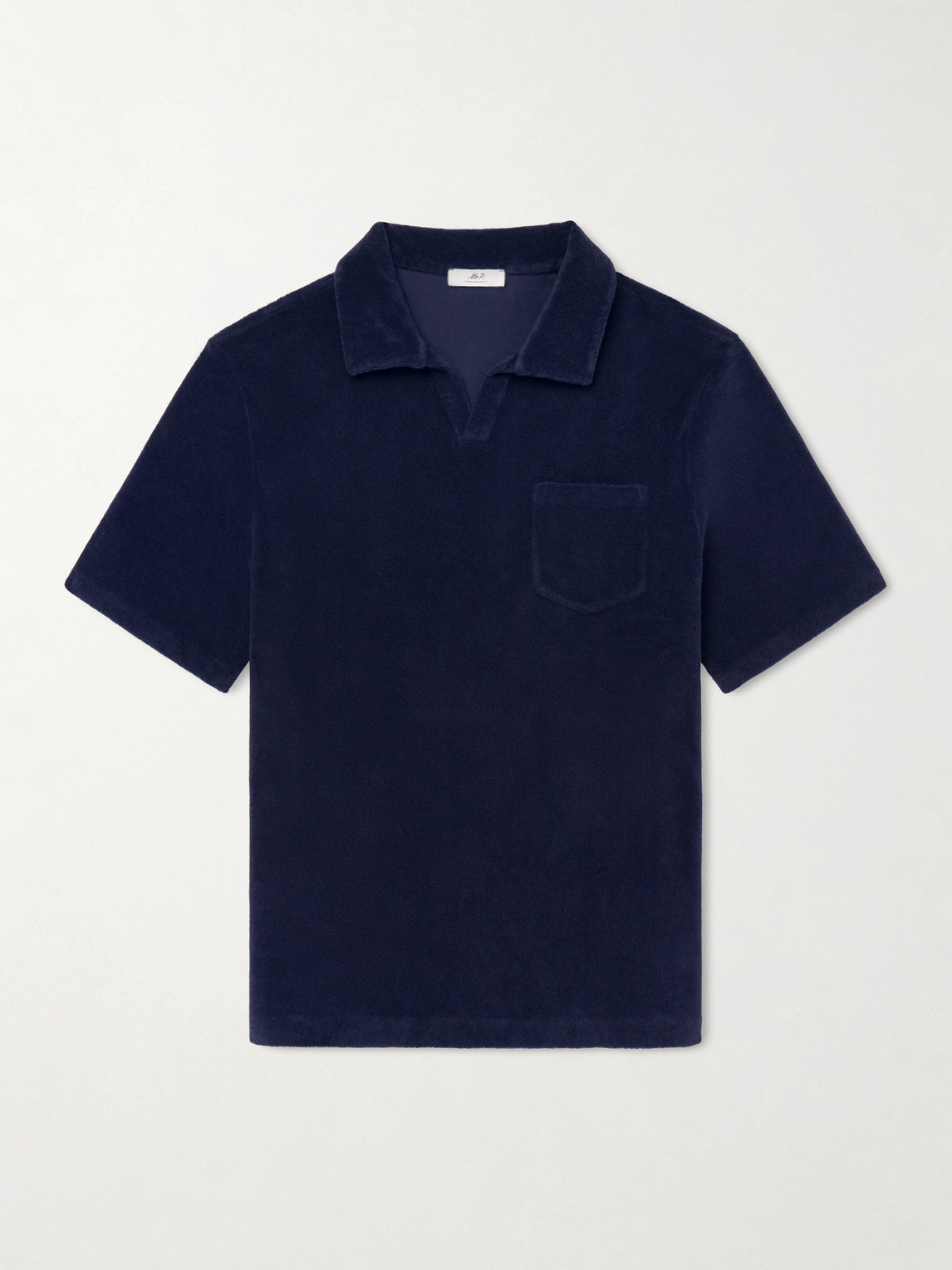 MR P. Cotton and Silk-Blend Terry Polo Shirt - Men