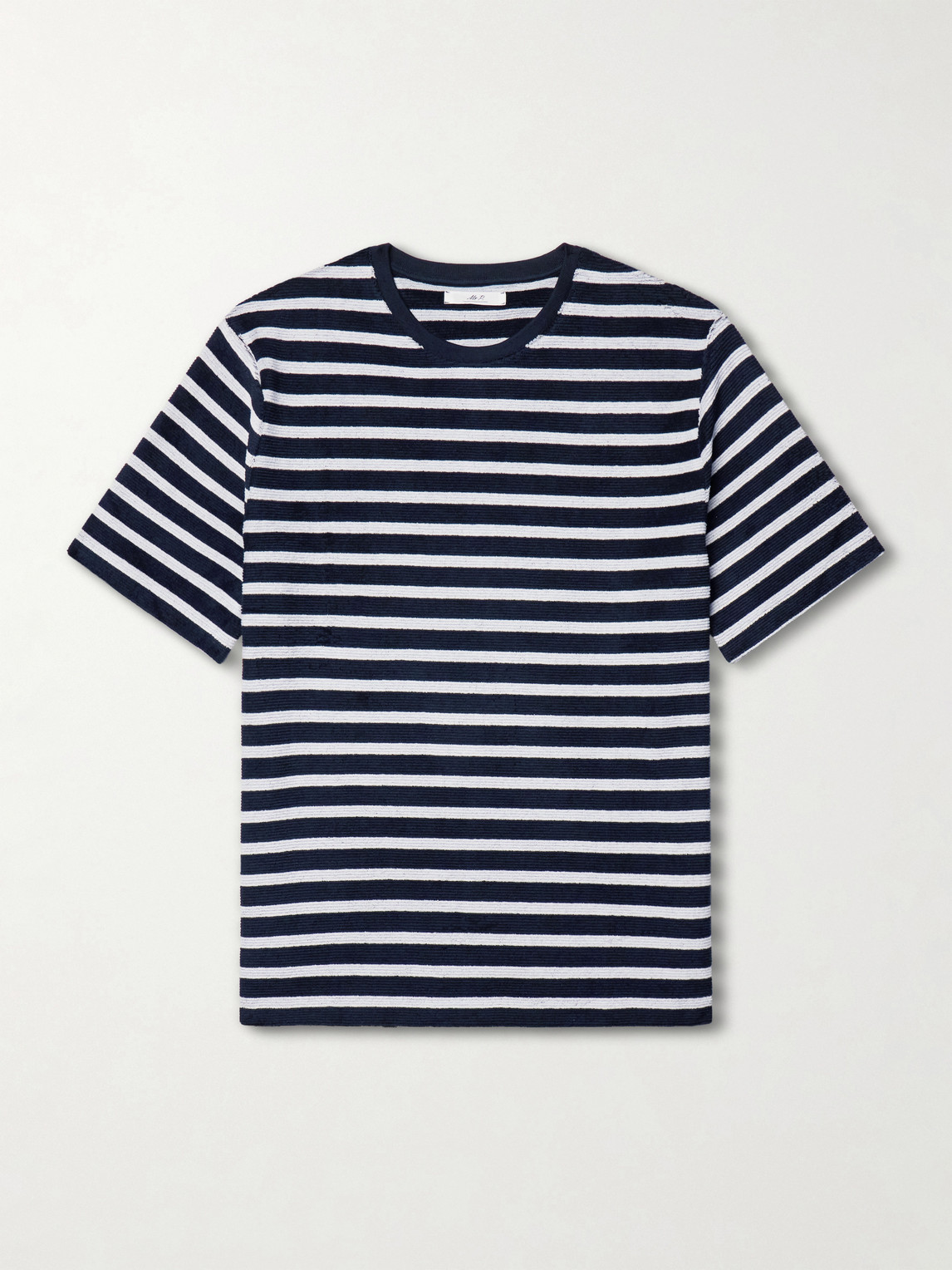 MR P. Striped Cotton-Terry T-Shirt - Men