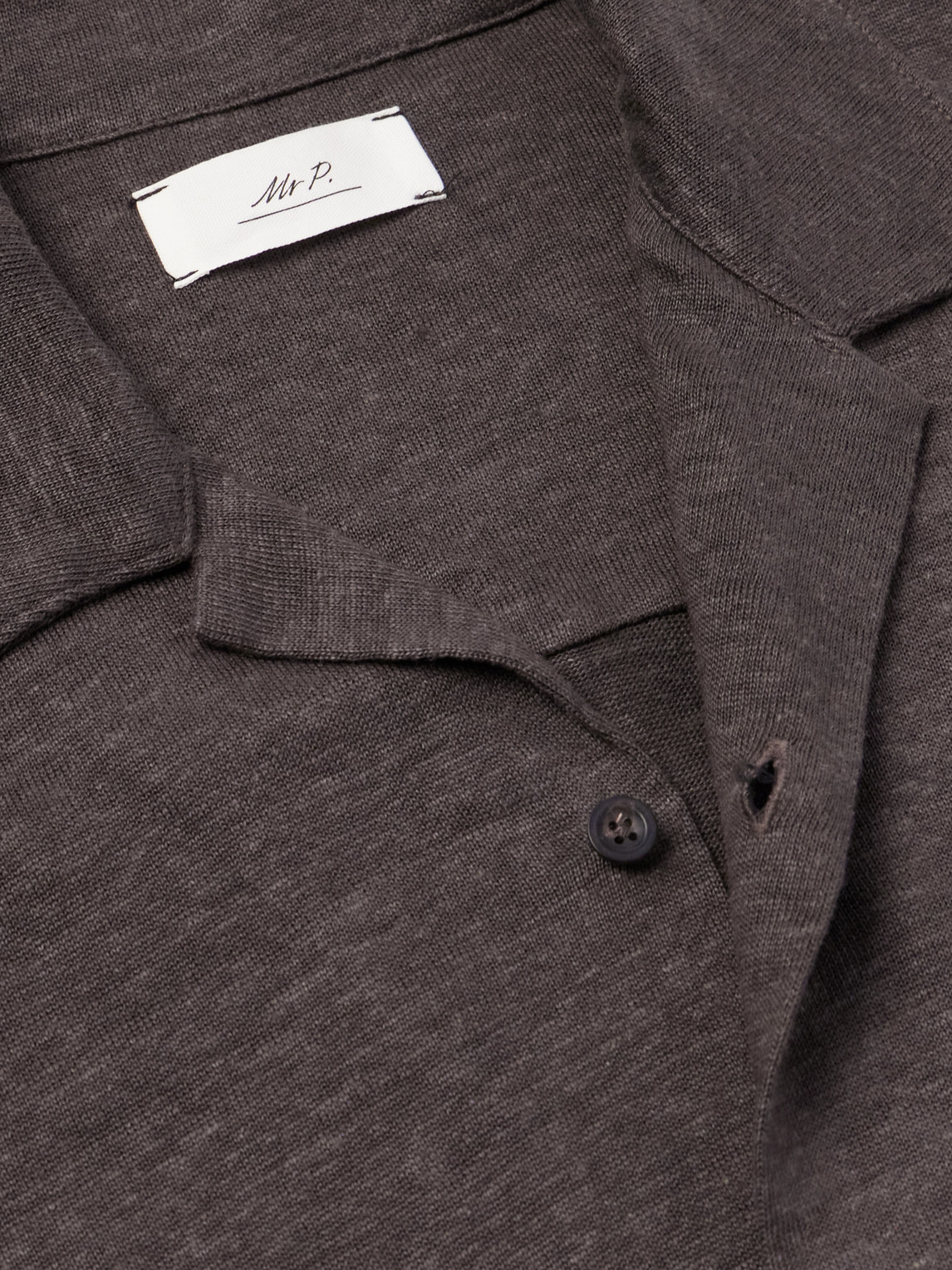 Mr P. - Camp-Collar Linen Shirt