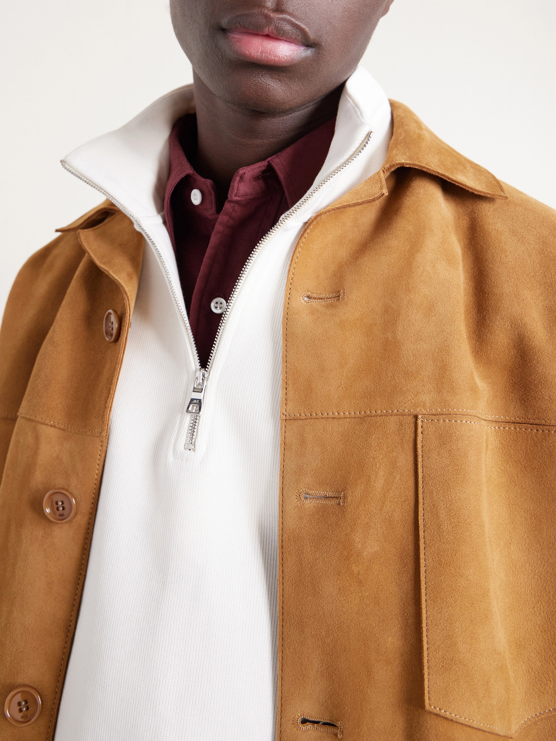 Mr P. - Cotton Zip-Up Sweater
