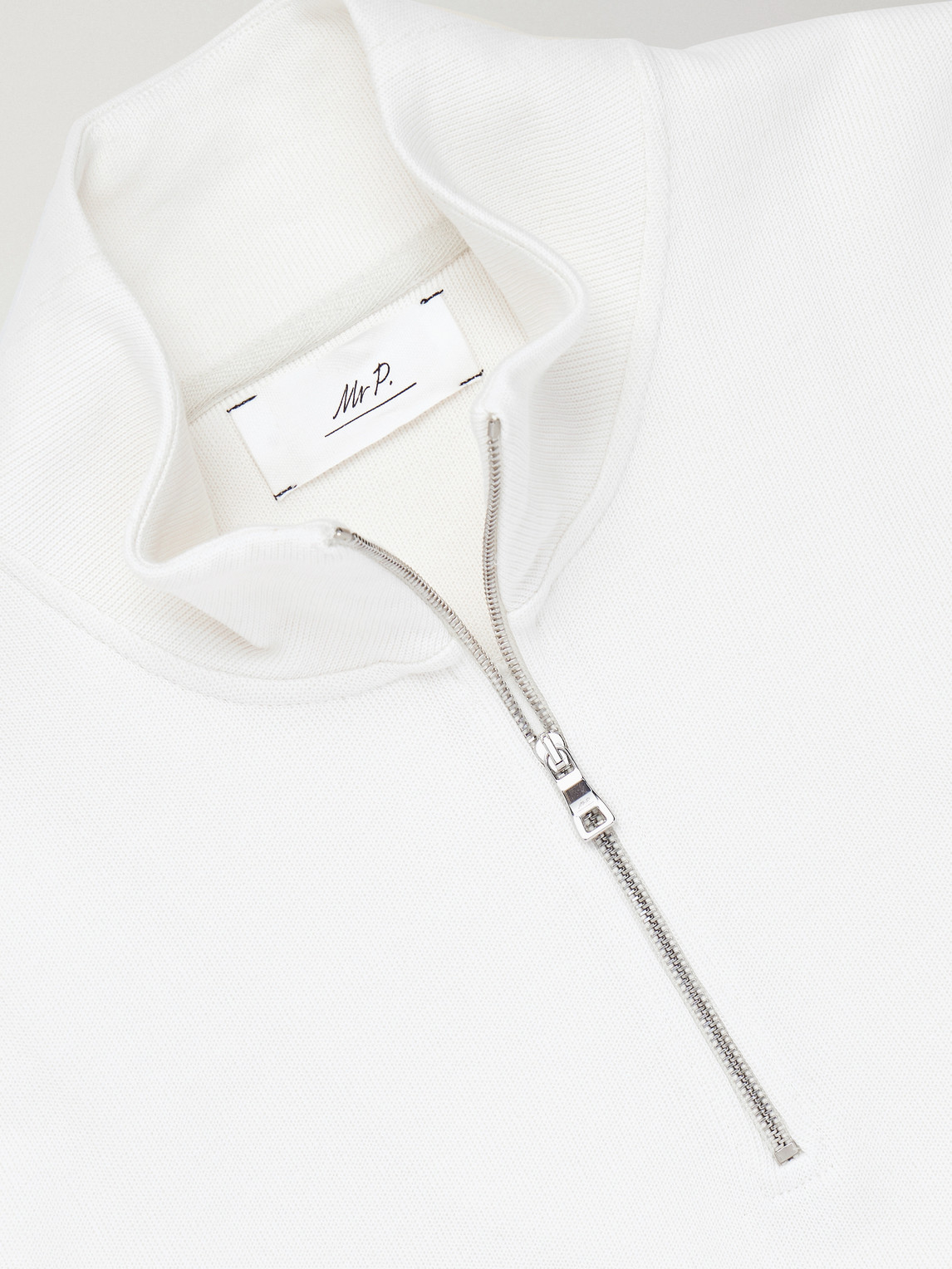 Mr P. - Cotton Zip-Up Sweater