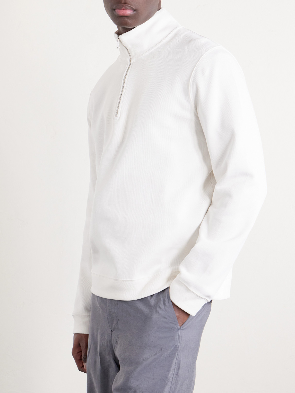 Mr P. - Cotton Zip-Up Sweater
