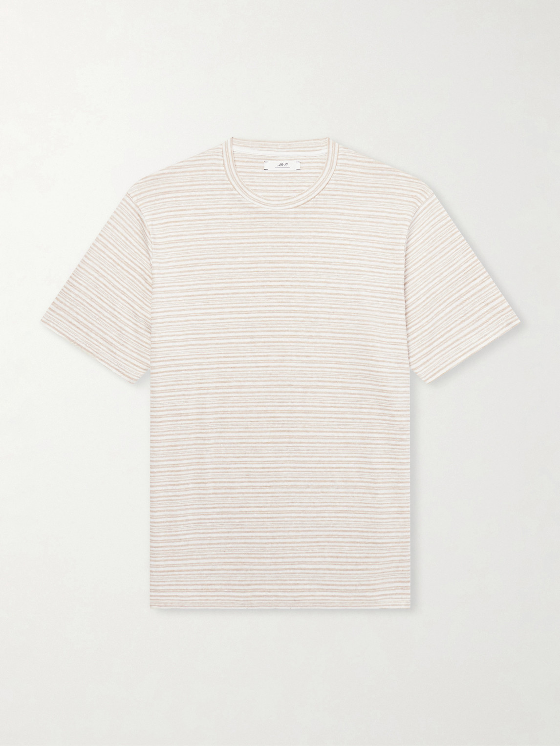 MR P. Striped Linen T-Shirt - Men