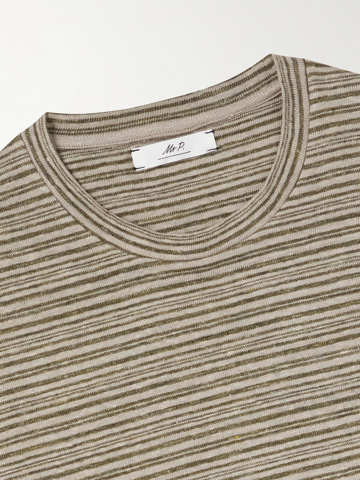 Mr P. - Knitted Striped T-Shirt