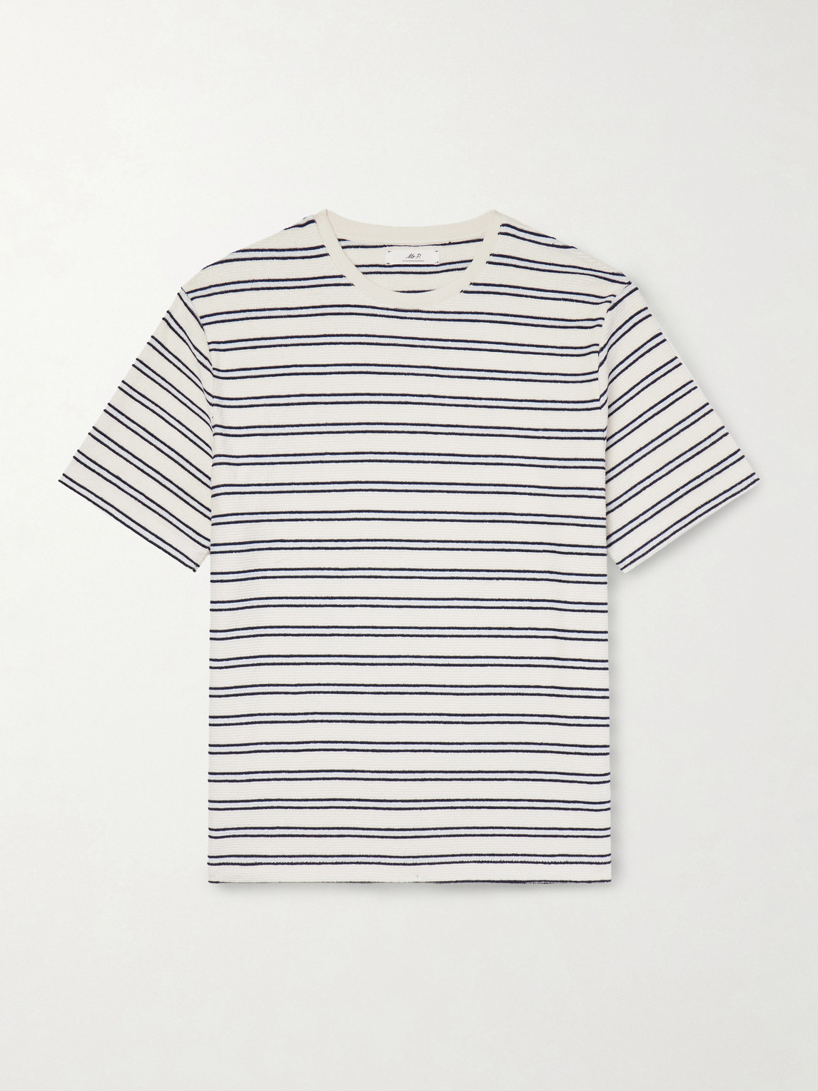 MR P. Striped Cotton-Terry T-Shirt - Men