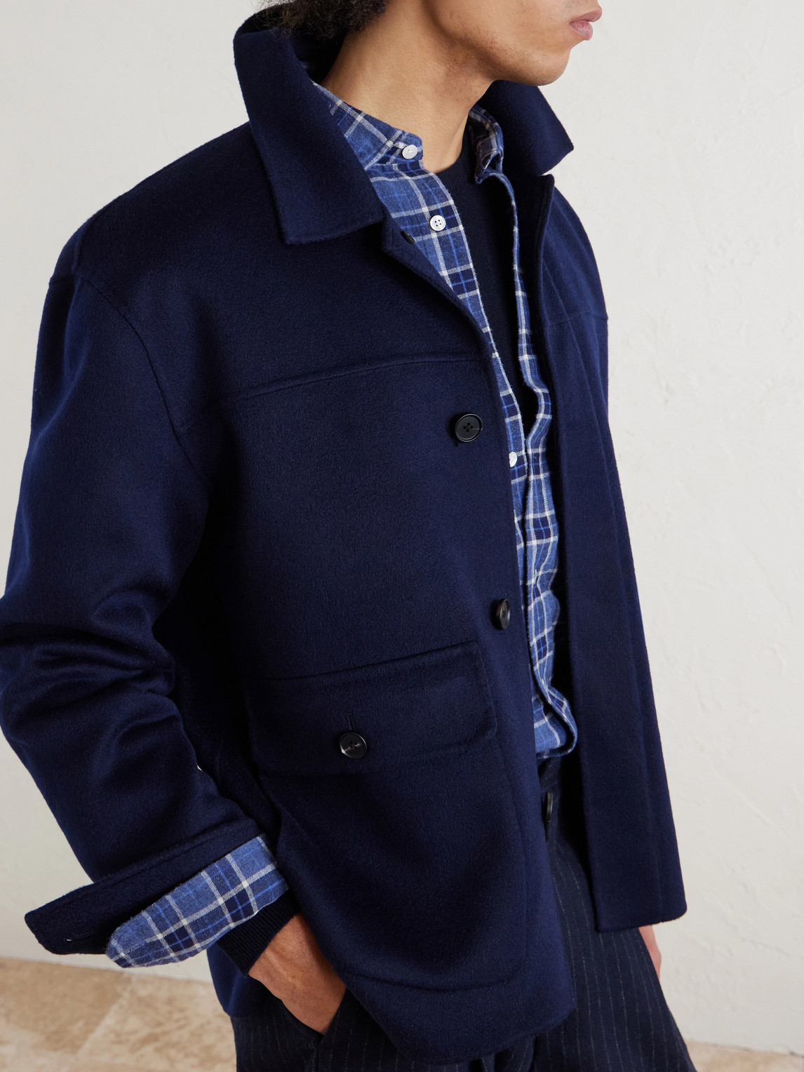Mr P. - Double-Faced Cashmere Chore Jacket
