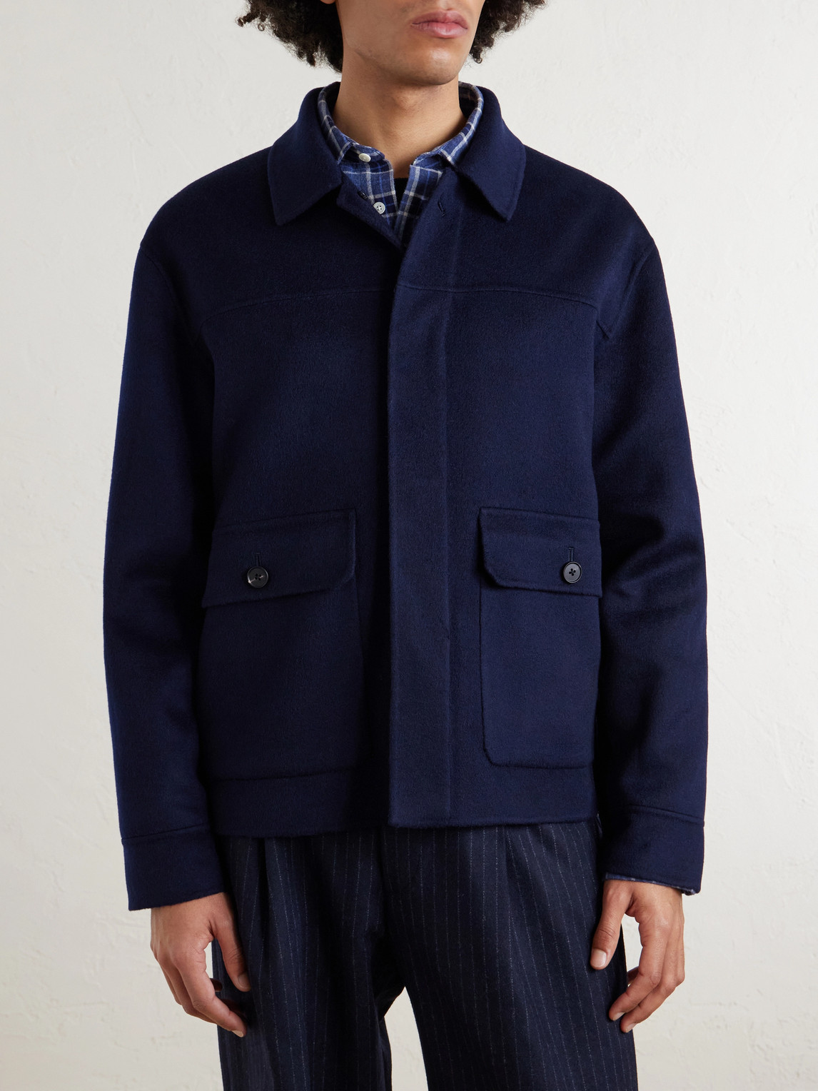 Mr P. - Double-Faced Cashmere Chore Jacket