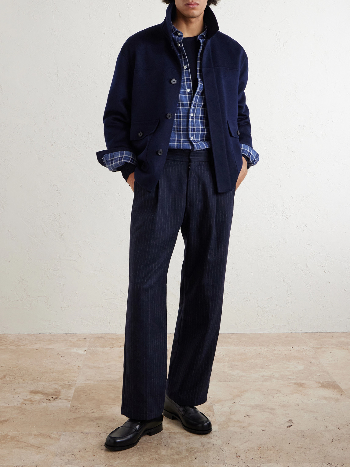Mr P. - Double-Faced Cashmere Chore Jacket