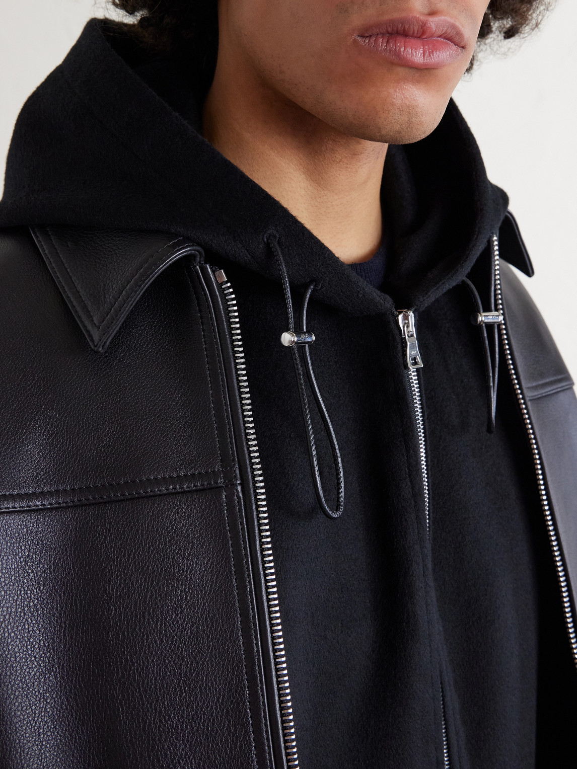 Mr P. - Double-Faced Wool And Cashmere-Blend Hooded Jacket
