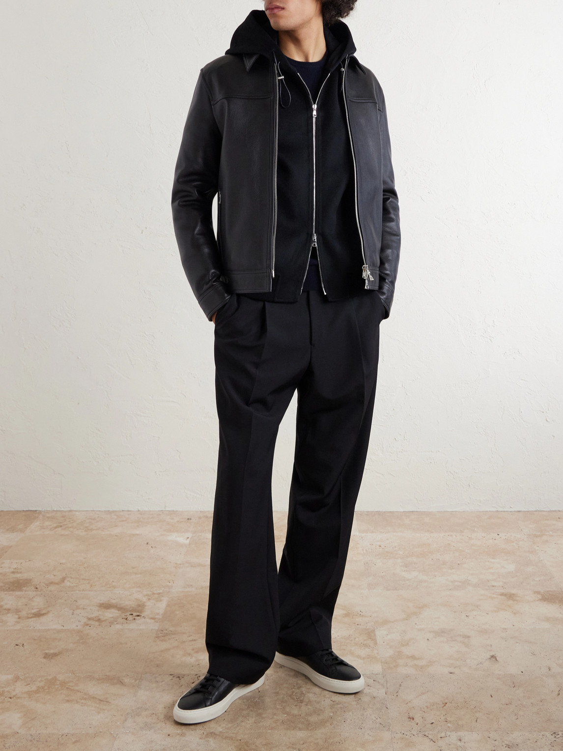 Mr P. - Double-Faced Wool And Cashmere-Blend Hooded Jacket
