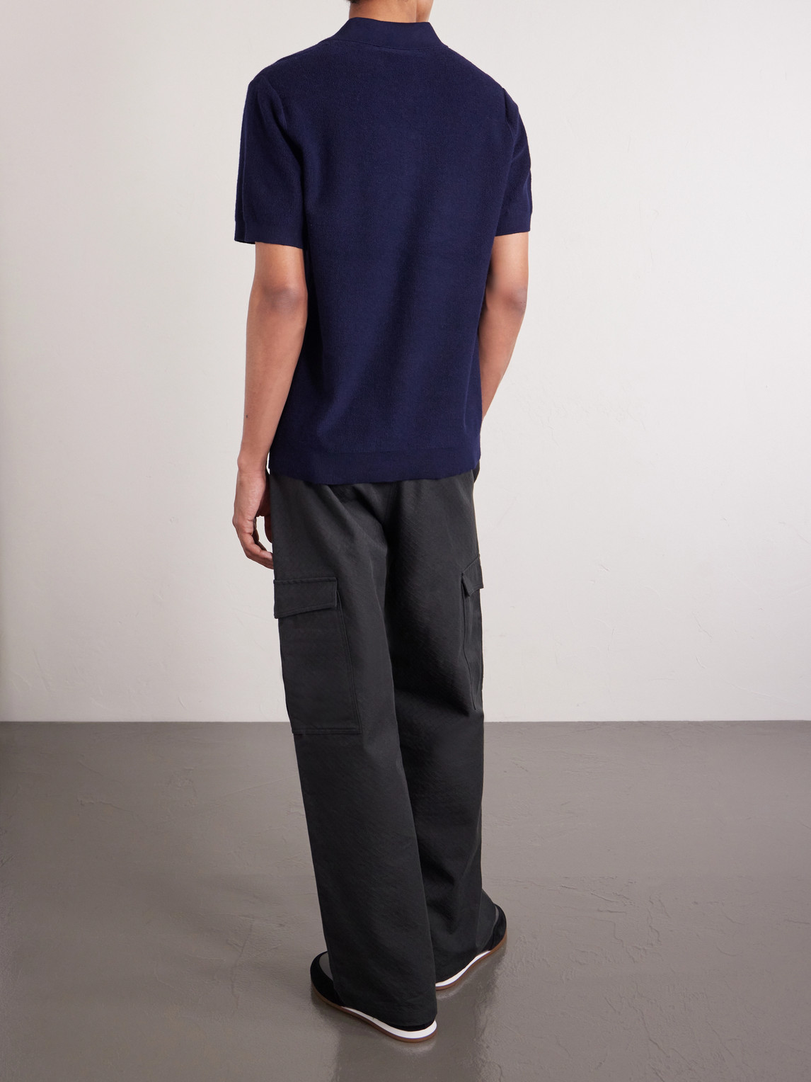 Mr P. - Organic Cotton And Cashmere-Blend Polo Shirt