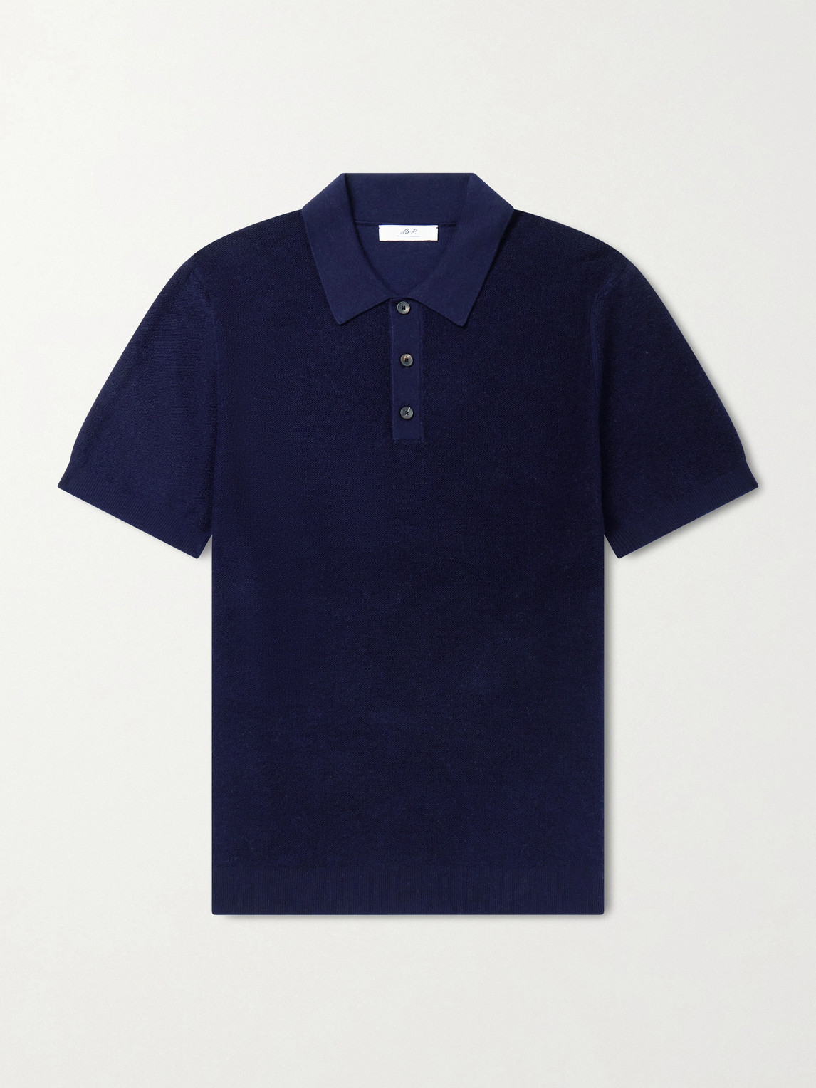 MR P. Organic Cotton and Cashmere-Blend Polo Shirt - Men