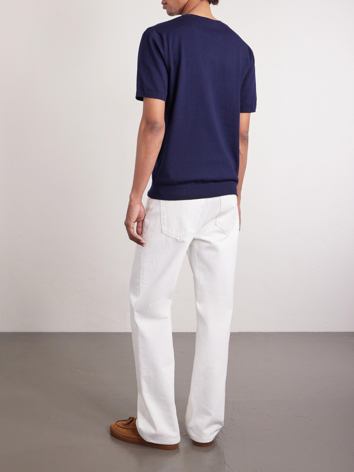 Mr P. - Organic Cotton And Cashmere-Blend T-Shirt